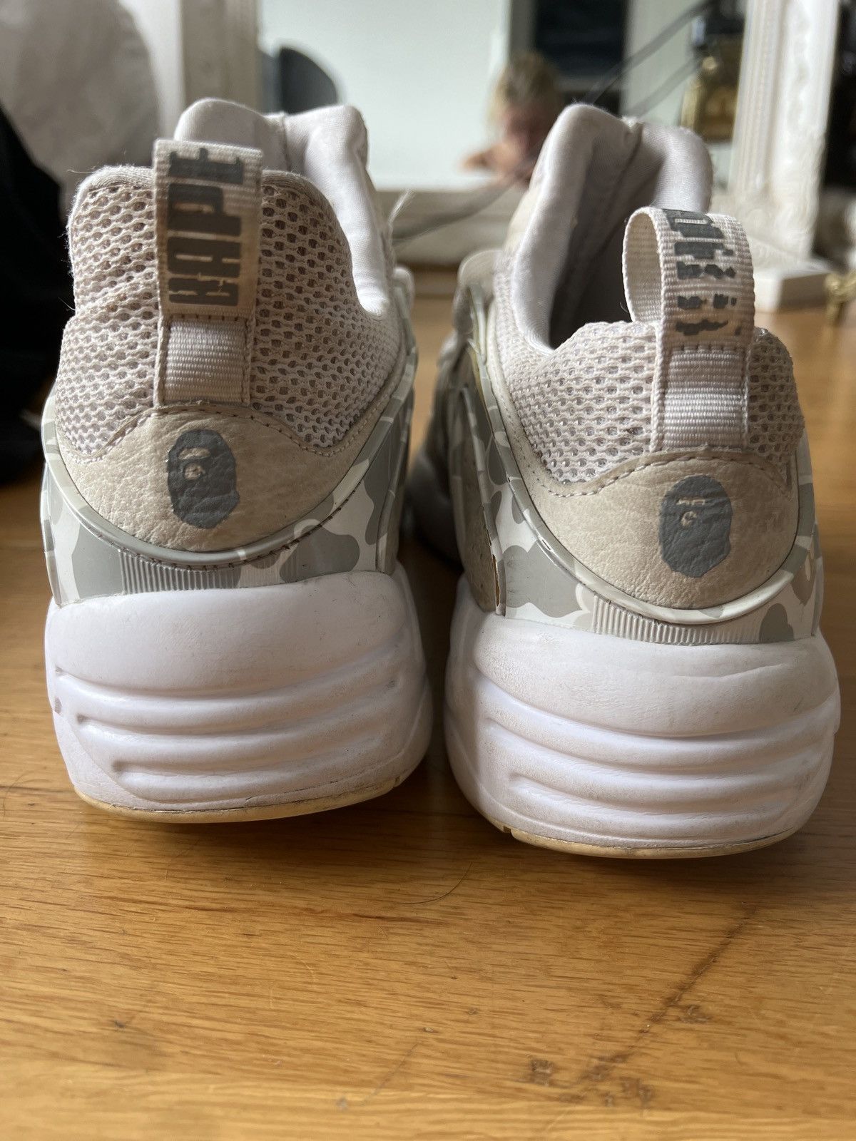 Bape × Puma Bape x Puma camo white trainers Size US 8.5 / EU 41-42 - 4 Thumbnail