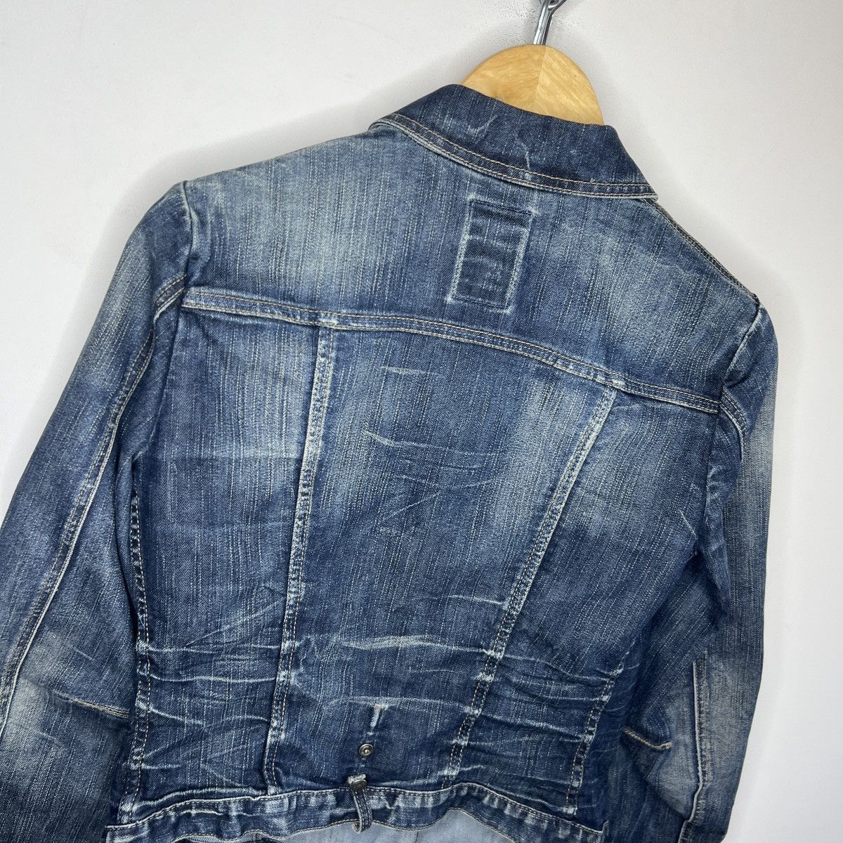 Marithe + Francois Girbaud Vintage Marithe Francois Girbaud Denim Jeans Jacket 30 USA Size M / US 6-8 / IT 42-44 - 8 Thumbnail