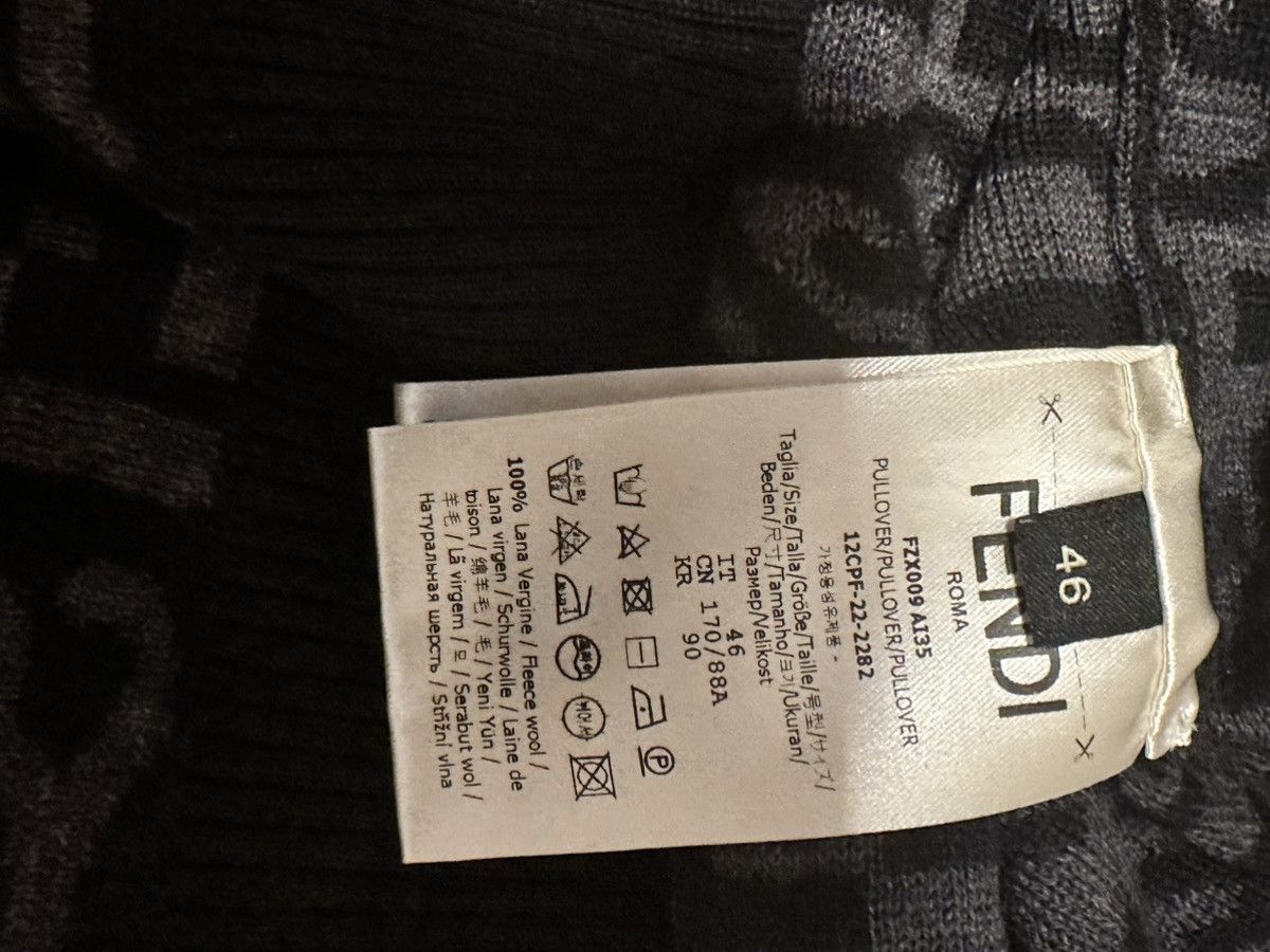 Fendi Fendi Multicolor wool sweater Size US S / EU 44-46 / 1 - 4 Thumbnail