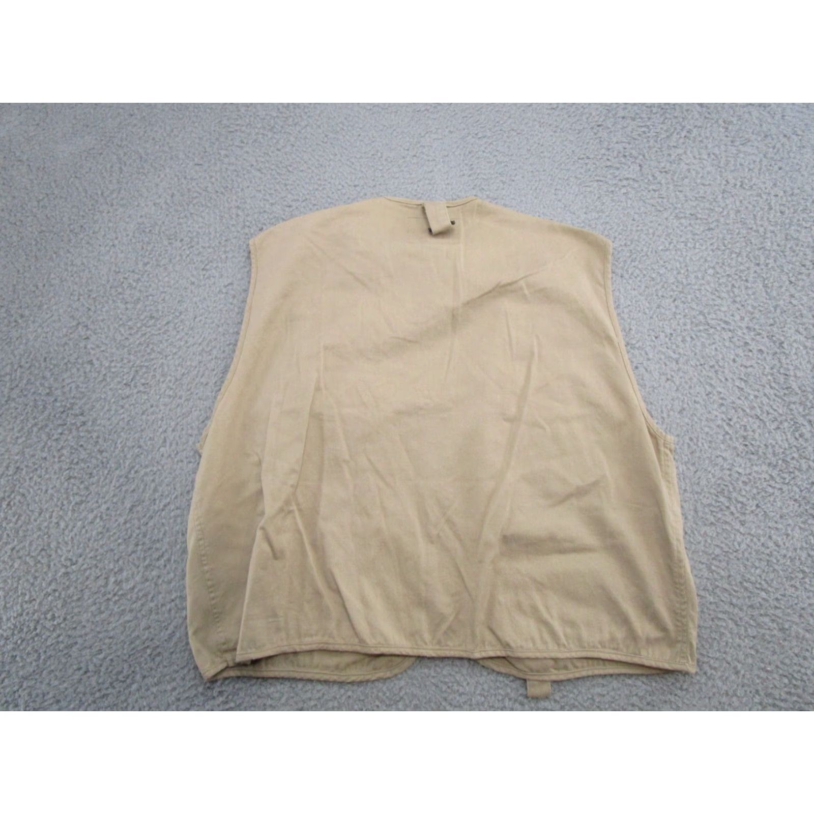 Vintage Expeditions Outdoor Men's Beige Utility Cargo Vest 100% Cotton Large Size US L / EU 52-54 / 3 - 7 Thumbnail