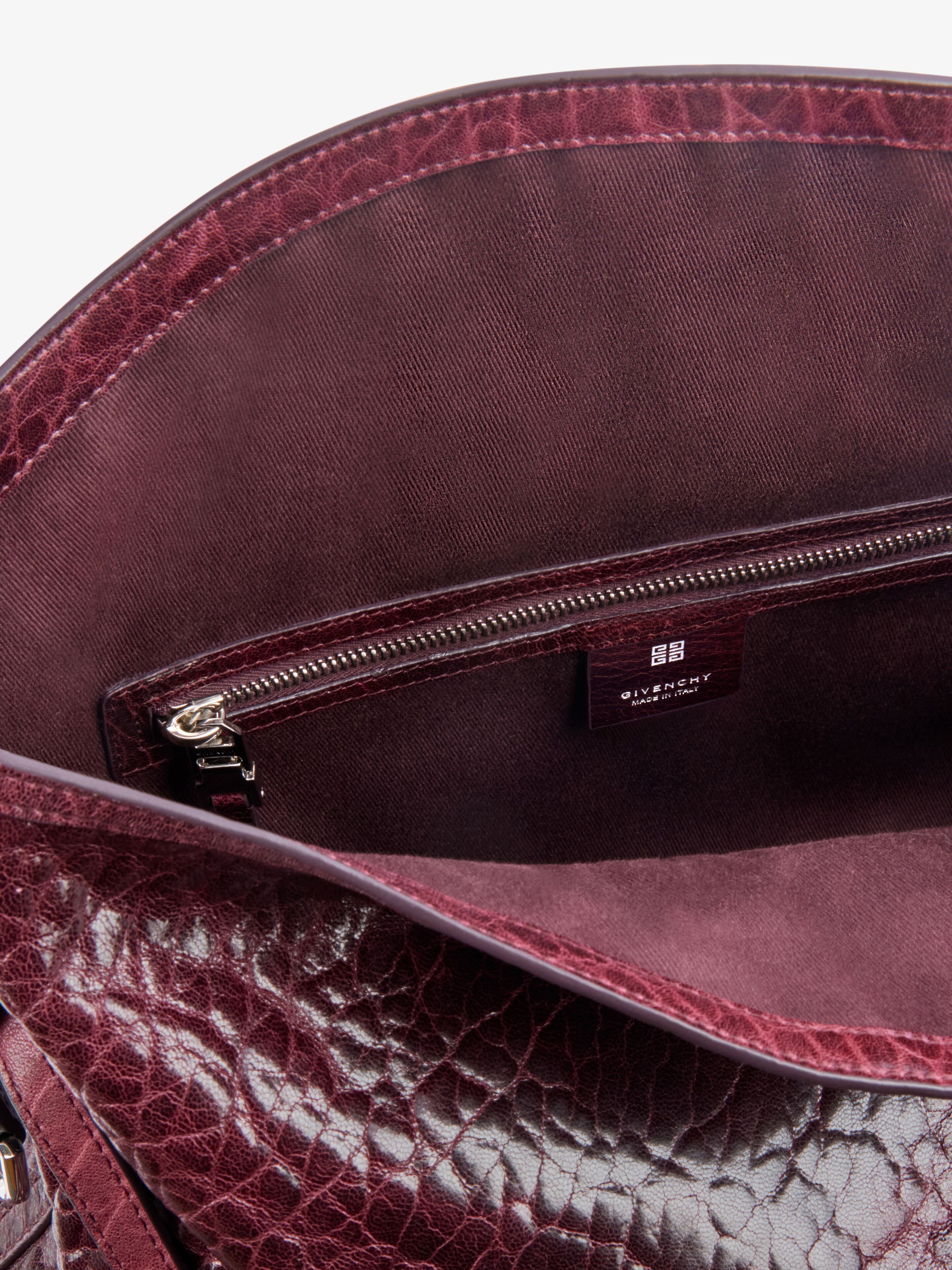 Givenchy o1w1db10426 Size: OS / Voyou Medium Bag in Oxblood Red Size ONE SIZE - 5 Thumbnail