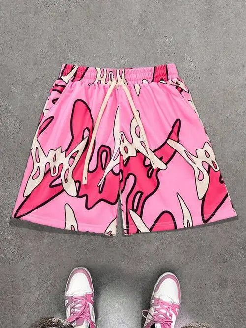 Jean × Vintage Melted unique Y2K Drip shorts Size US 32 / EU 48 - 1 Thumbnail