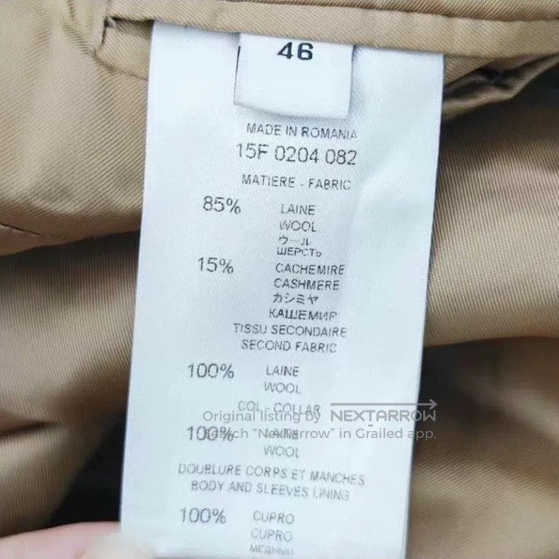 Givenchy Givenchy Color-blocked Design Cashmere Coat Size US S / EU 44-46 / 1 - 5 Thumbnail