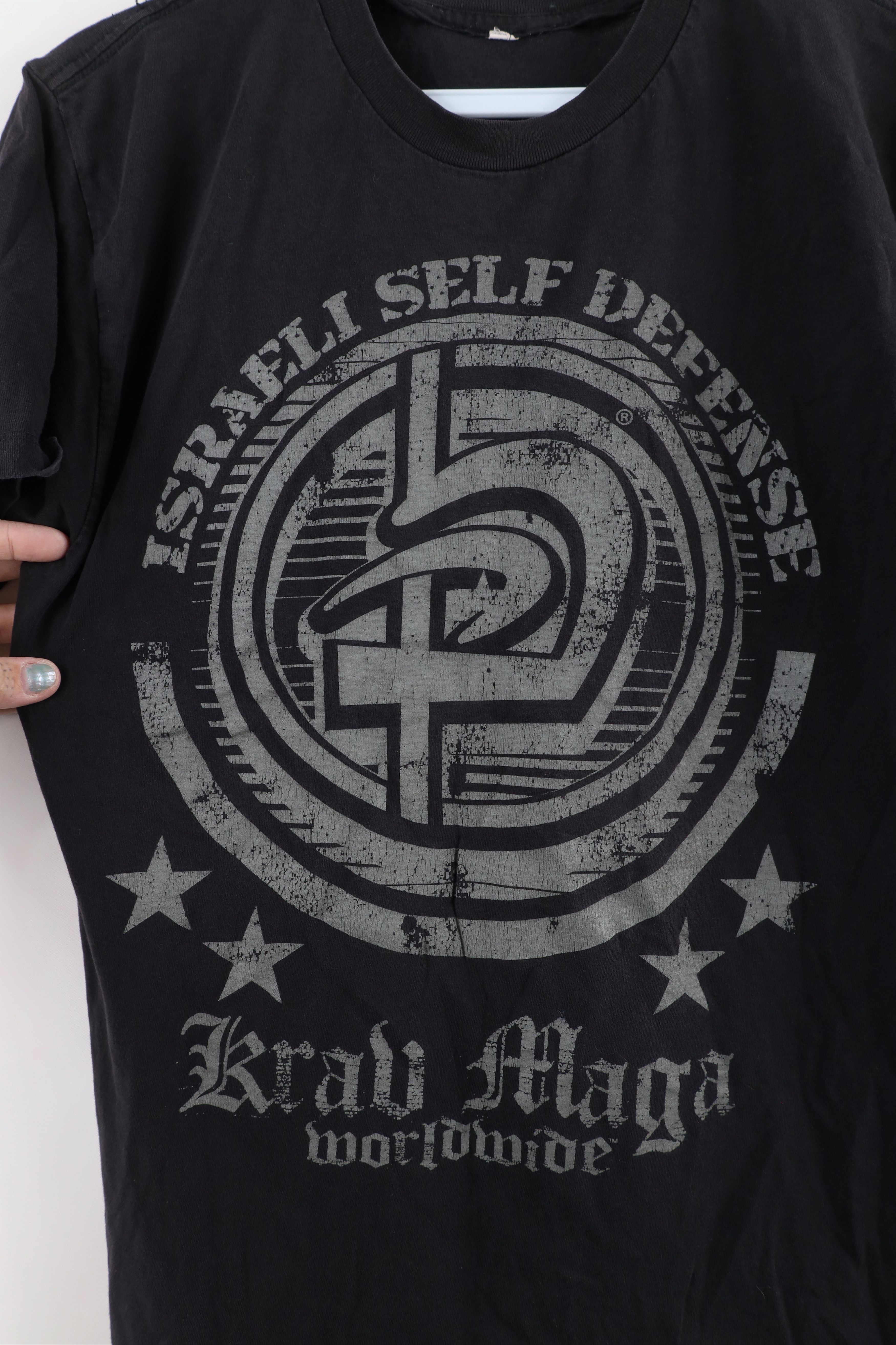 Vintage Vintage Self Defense Krav Maga Worldwide T-Shirt Black Size US S / EU 44-46 / 1 - 5 Thumbnail