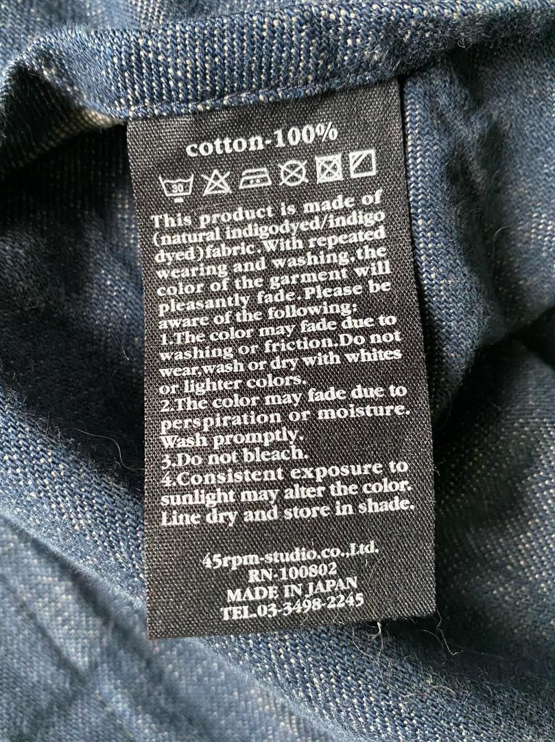 45rpm 45rpm indigo dyed fabric Long Jackets Size XS / US 0-2 / IT 36-38 - 8 Thumbnail