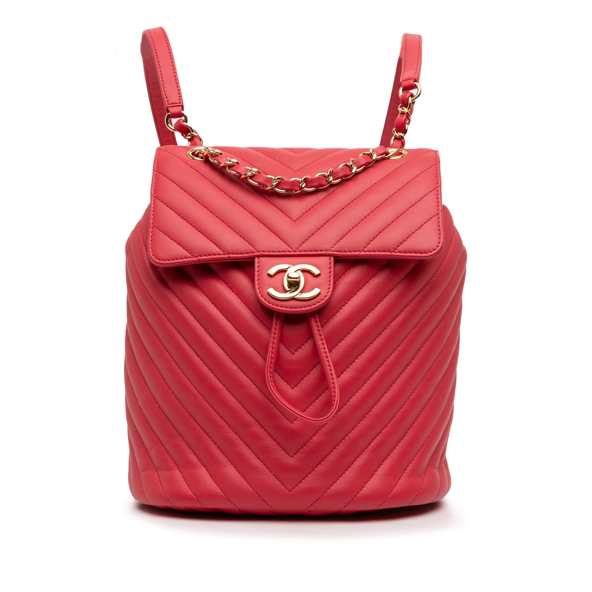 Chanel Small Chevron Calfskin Urban Spirit Backpack Size ONE SIZE - 1 Thumbnail