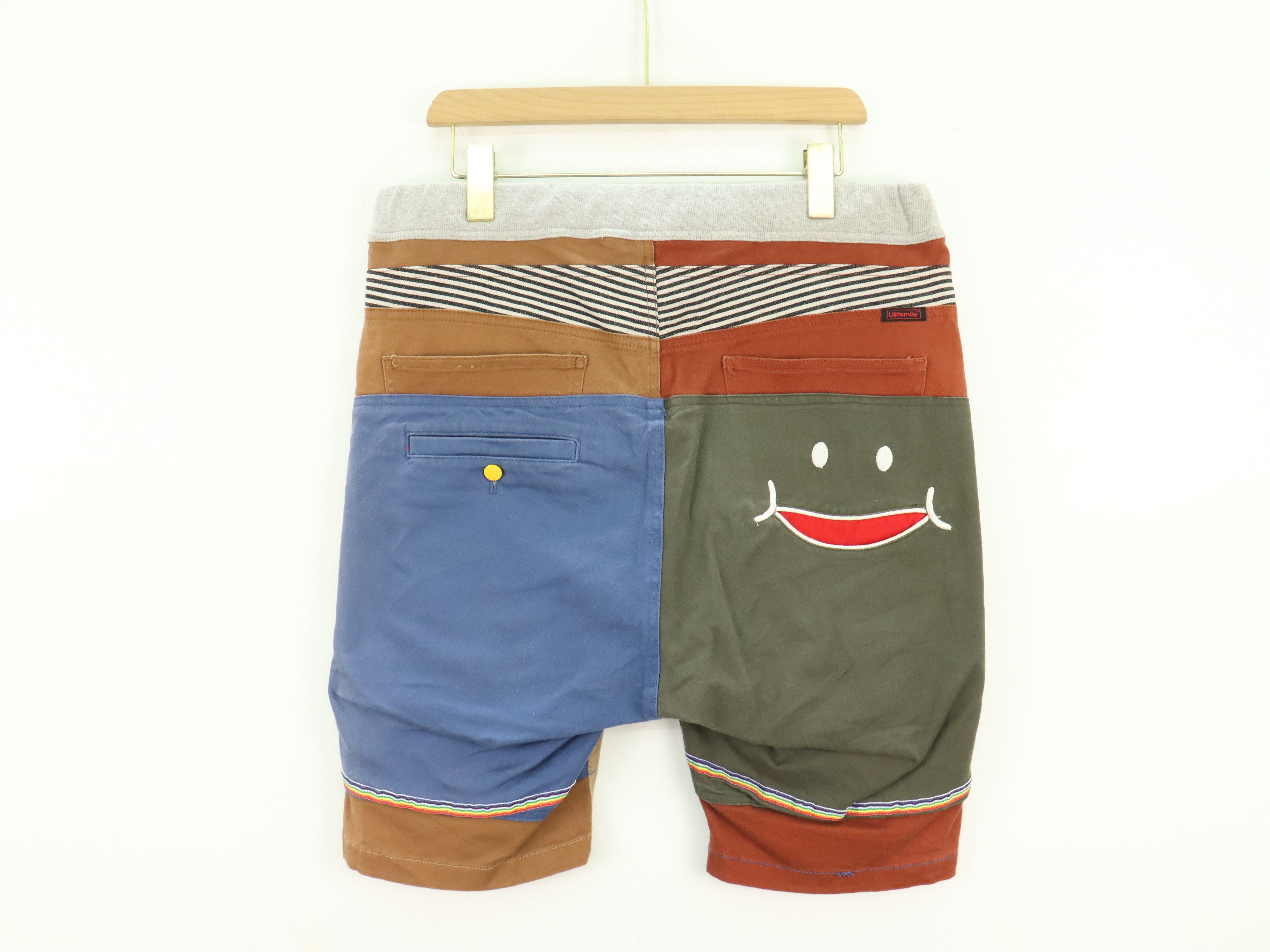 Japanese Brand Up! Smile Multi Color Short Pant Size US 34 / EU 50 - 7 Thumbnail