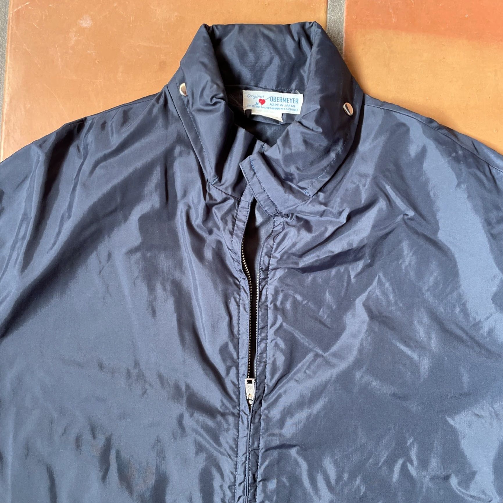 Obermeyer VINTAGE Obermeyer Blue Windbreaker Jacket Hood L Made In Japan Mens Size US L / EU 52-54 / 3 - 5 Thumbnail