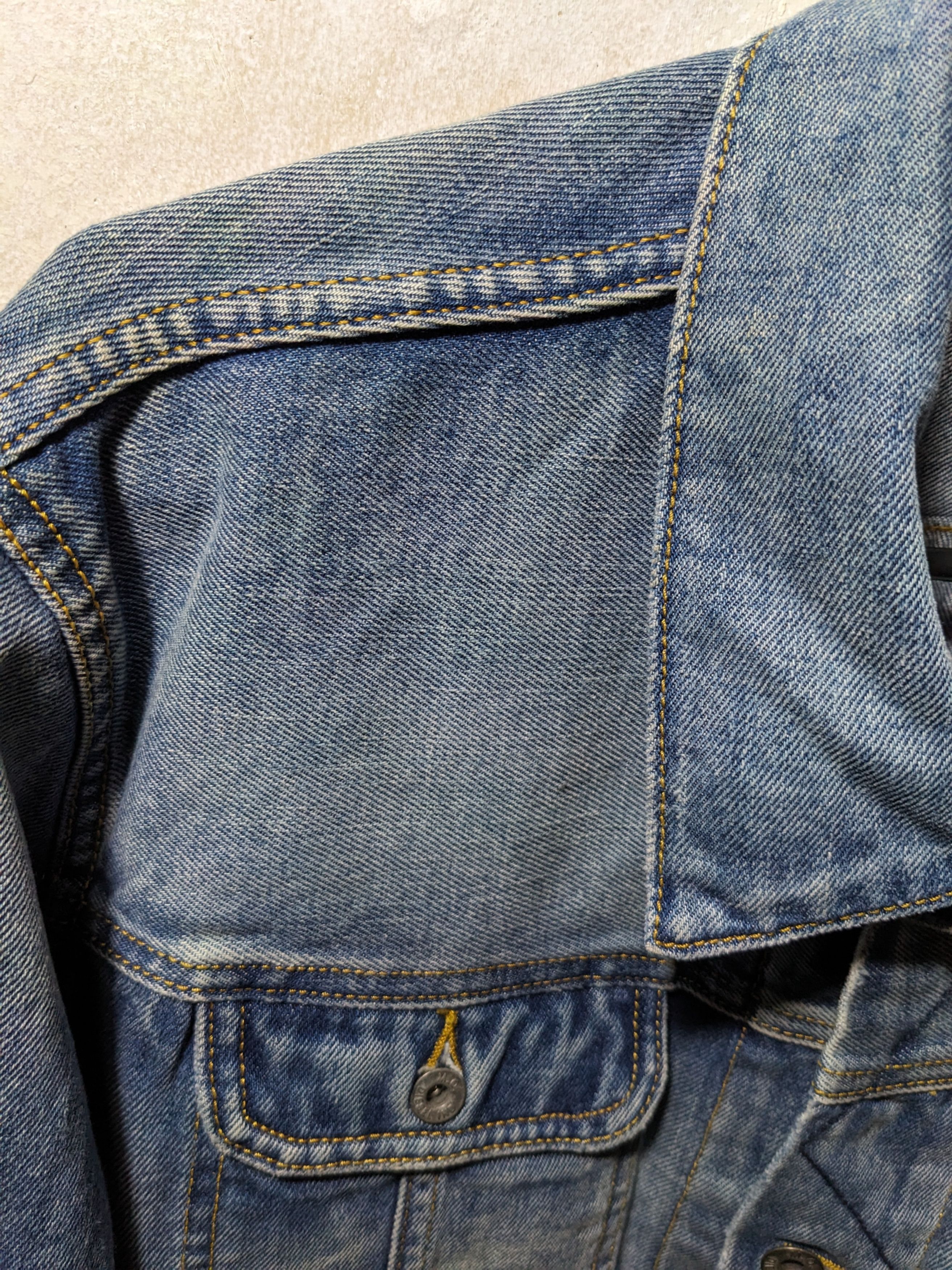 Diesel DIESEL GREGG Denim Trucker Jacket Flap Pocket Colllar Blu XL Size US XL / EU 56 / 4 - 6 Thumbnail