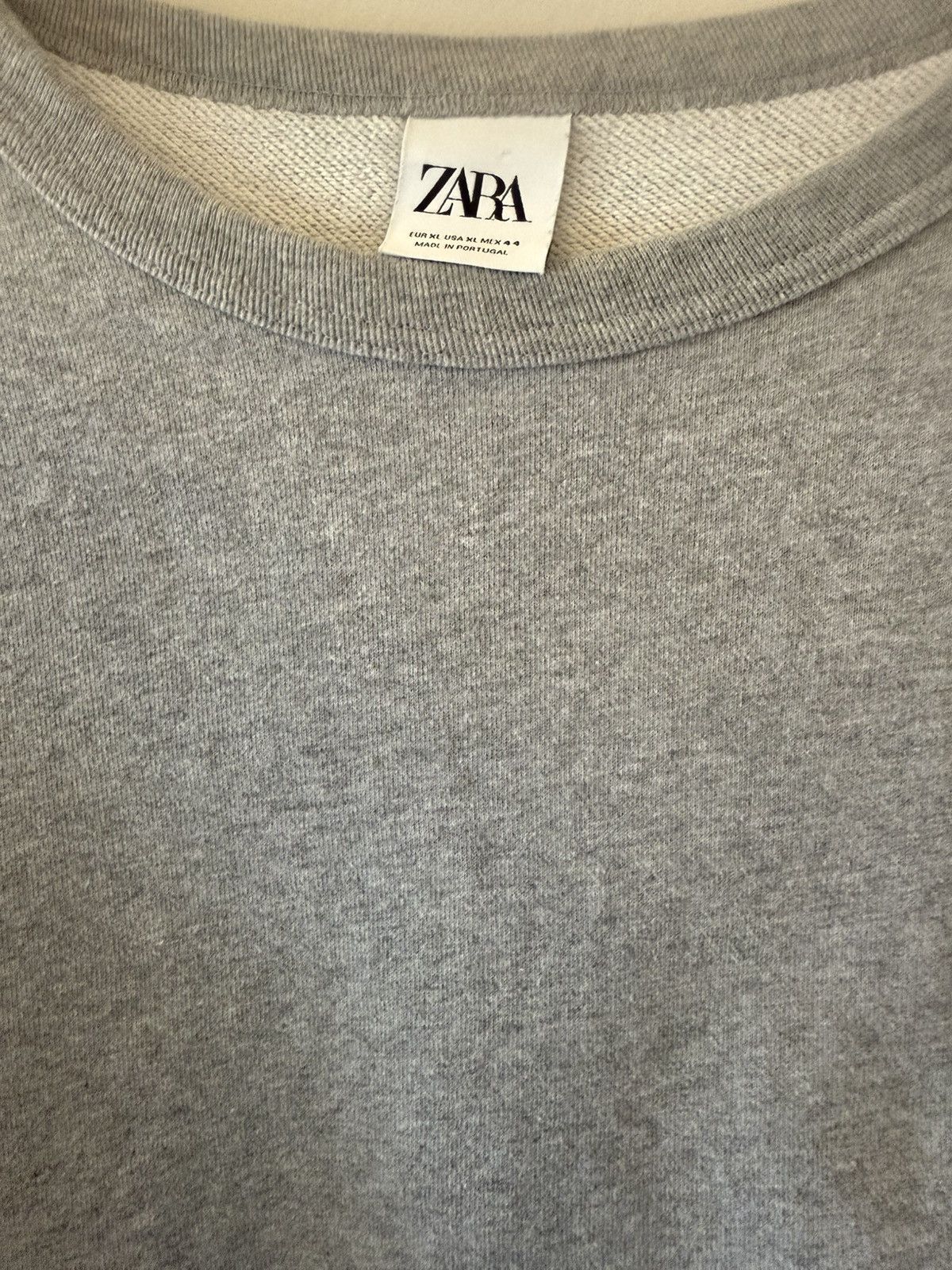 Zara Zara Men's Grey Crewneck Sweater Size US XL / EU 56 / 4 - 3 Thumbnail