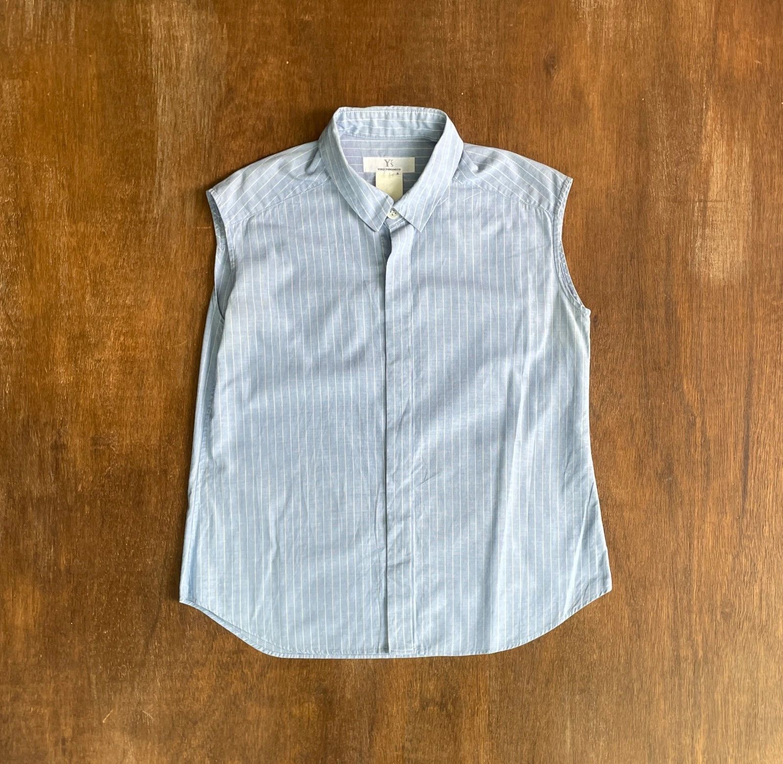 Y's Y's Yohji Yamamoto Sleeveless Stripped Shirt Size S / US 4 / IT 40 - 1 Thumbnail