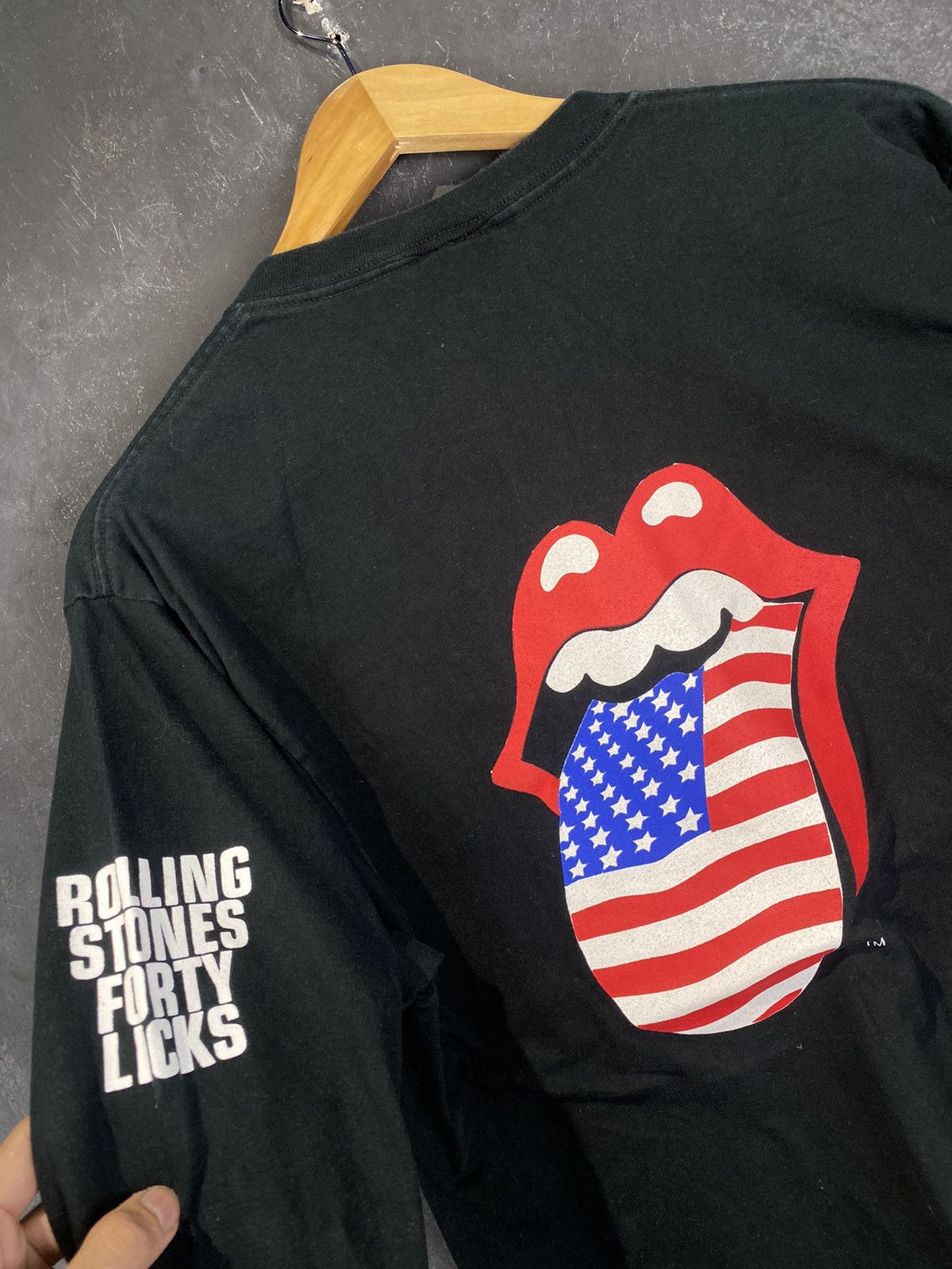 Band Tees × Vintage Rolling Stones Forty Licks Parody Longsleeve Tee Size US M / EU 48-50 / 2 - 3 Thumbnail