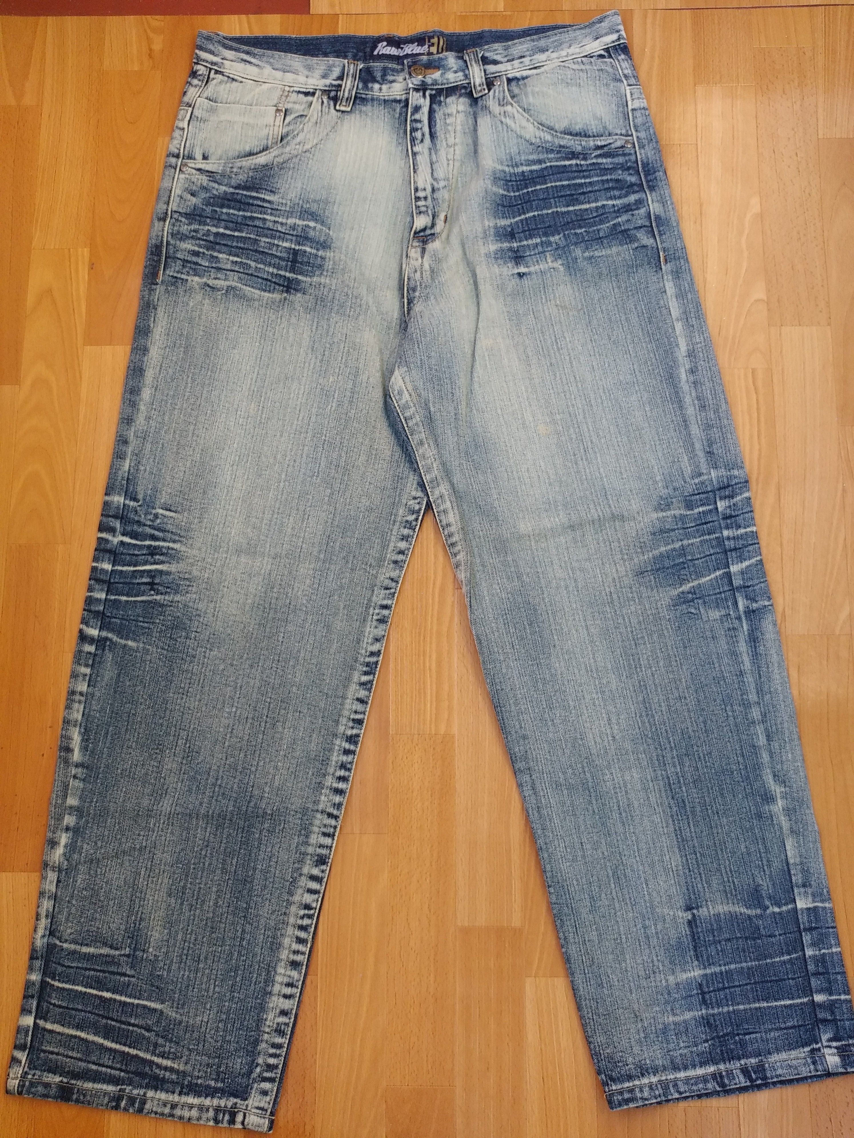 Vintage Raw Blue jeans, vintage, 90s hip hop, baggy 1990s size 36 Size US 36 / EU 52 - 2 Thumbnail