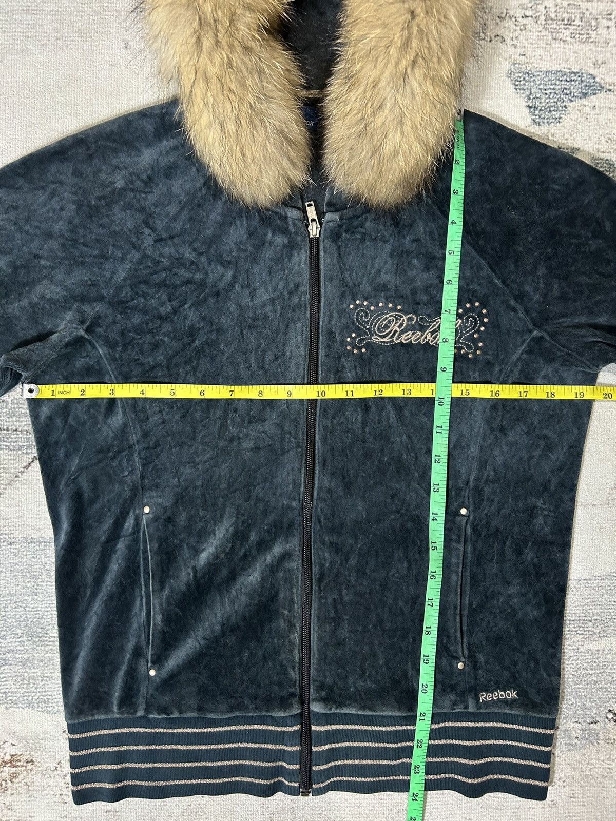 If Six Was Nine × Le Grande Bleu (L.G.B.) × Reebok Faux Fur Reebok Removable Hoodie LGB Style Size US M / EU 48-50 / 2 - 7 Thumbnail