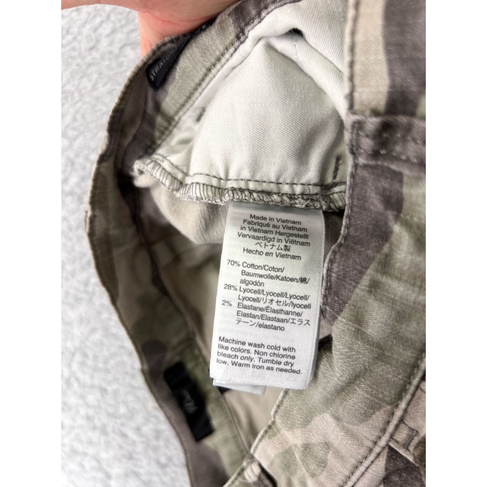 J.Crew J.Crew Women's Cargo Pants Size 24 Beige Cotton Blend Low Rise Straight Fit Casual Size 42" / US 20 - 4 Thumbnail