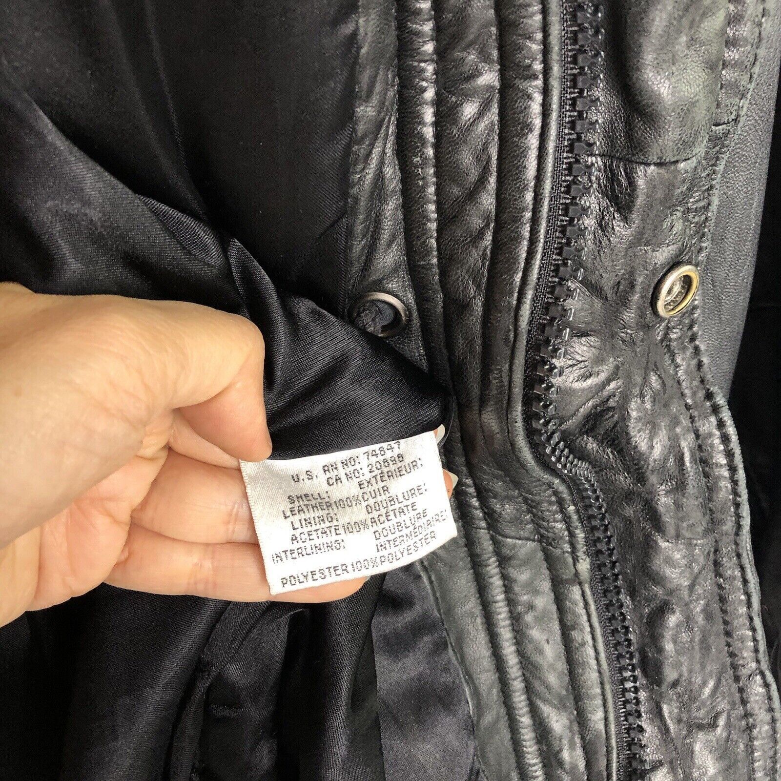 Andrew Marc Andrew Marc Black Soft Leather Jacket Sz L Elbow Patches Size US L / EU 52-54 / 3 - 22 Thumbnail