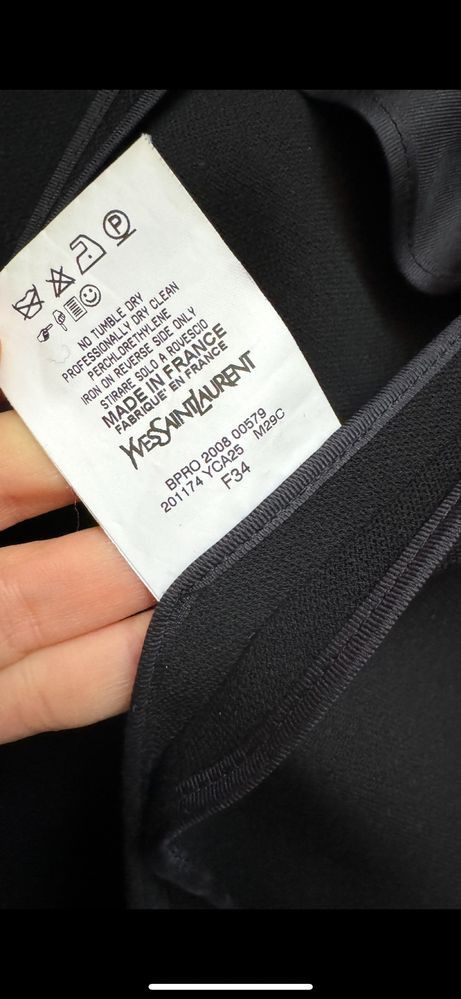 Yves Saint Laurent Yves Saint Laurent Double Zip Wool Coat Size XS / US 0-2 / IT 36-38 - 6 Thumbnail