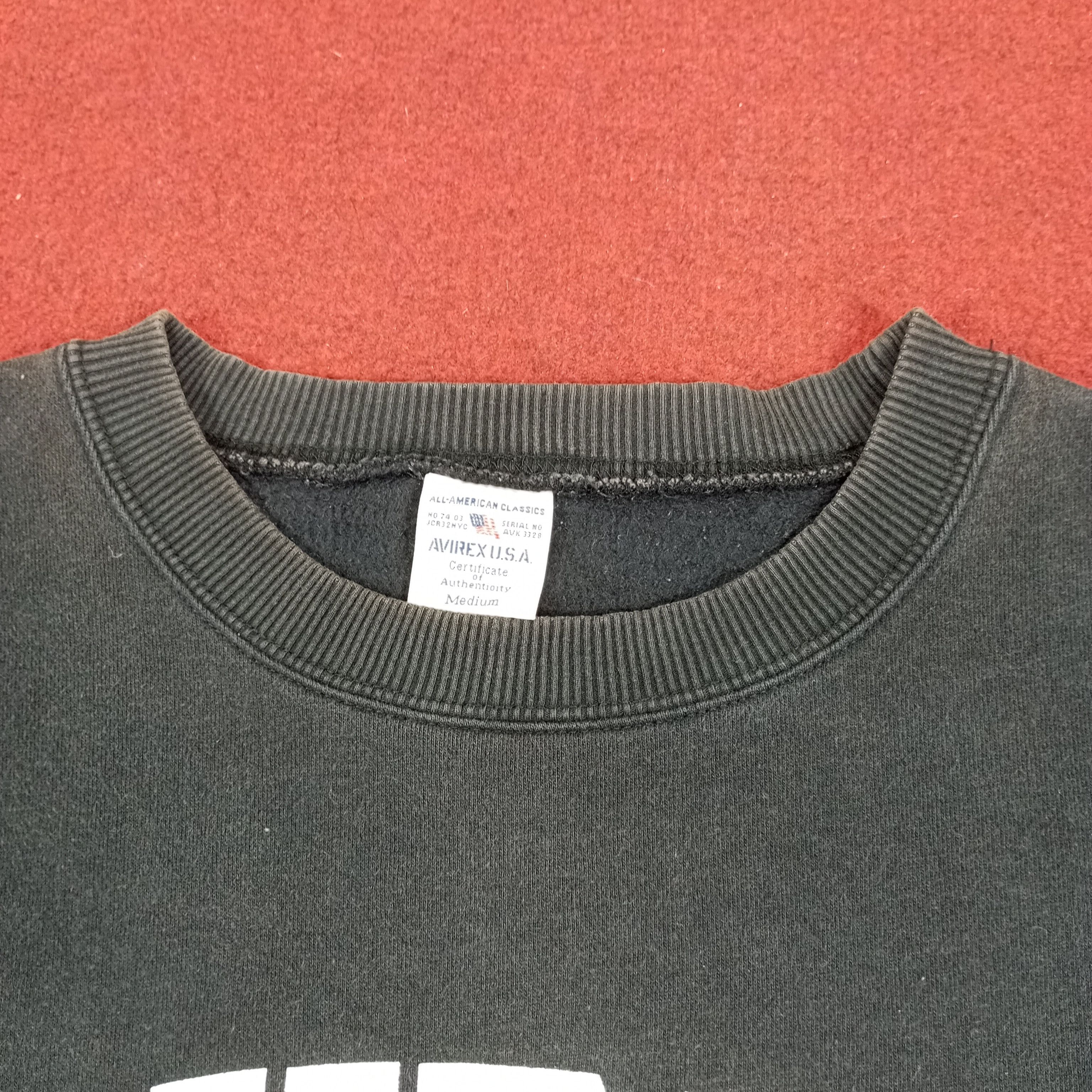 Avirex × Vintage Avirex Spellout Design Streetwear Style Sweatshirt Size US S / EU 44-46 / 1 - 6 Thumbnail