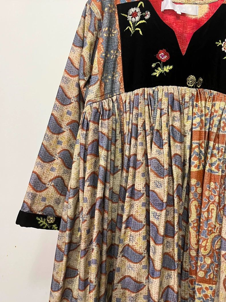 Comme des Garcons Comme Des Garcons Embroidered Floral Dress Size M / US 6-8 / IT 42-44 - 3 Thumbnail