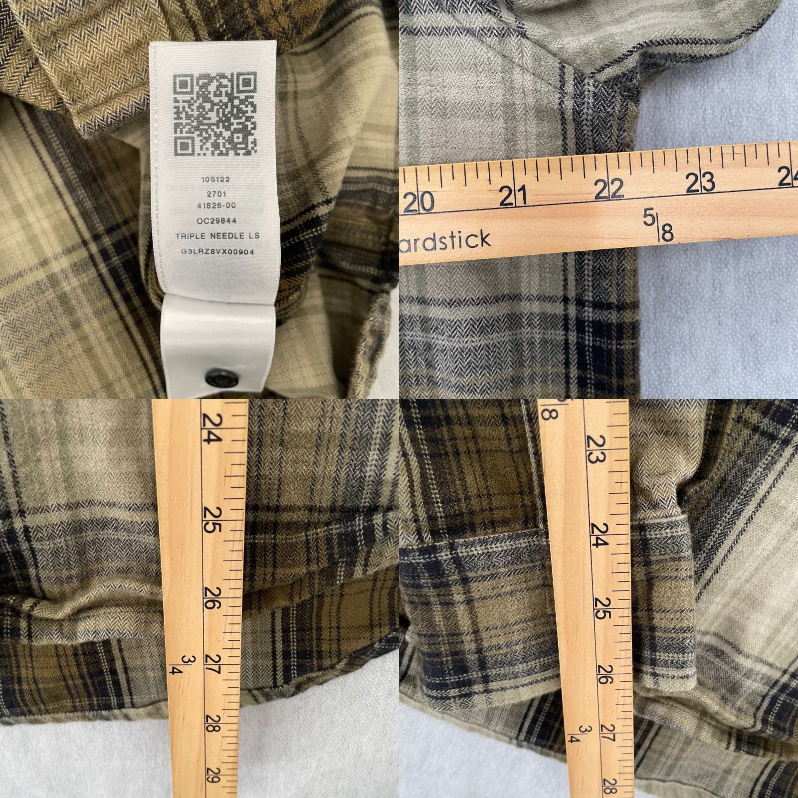 True Religion VINTAGE True Religion Shirt Adult Large Brown Flannel Long Sleeve Button-Up Mens L Plaid Classic Western Coffee Brown 90s Mens L Size US L / EU 52-54 / 3 - 8 Thumbnail