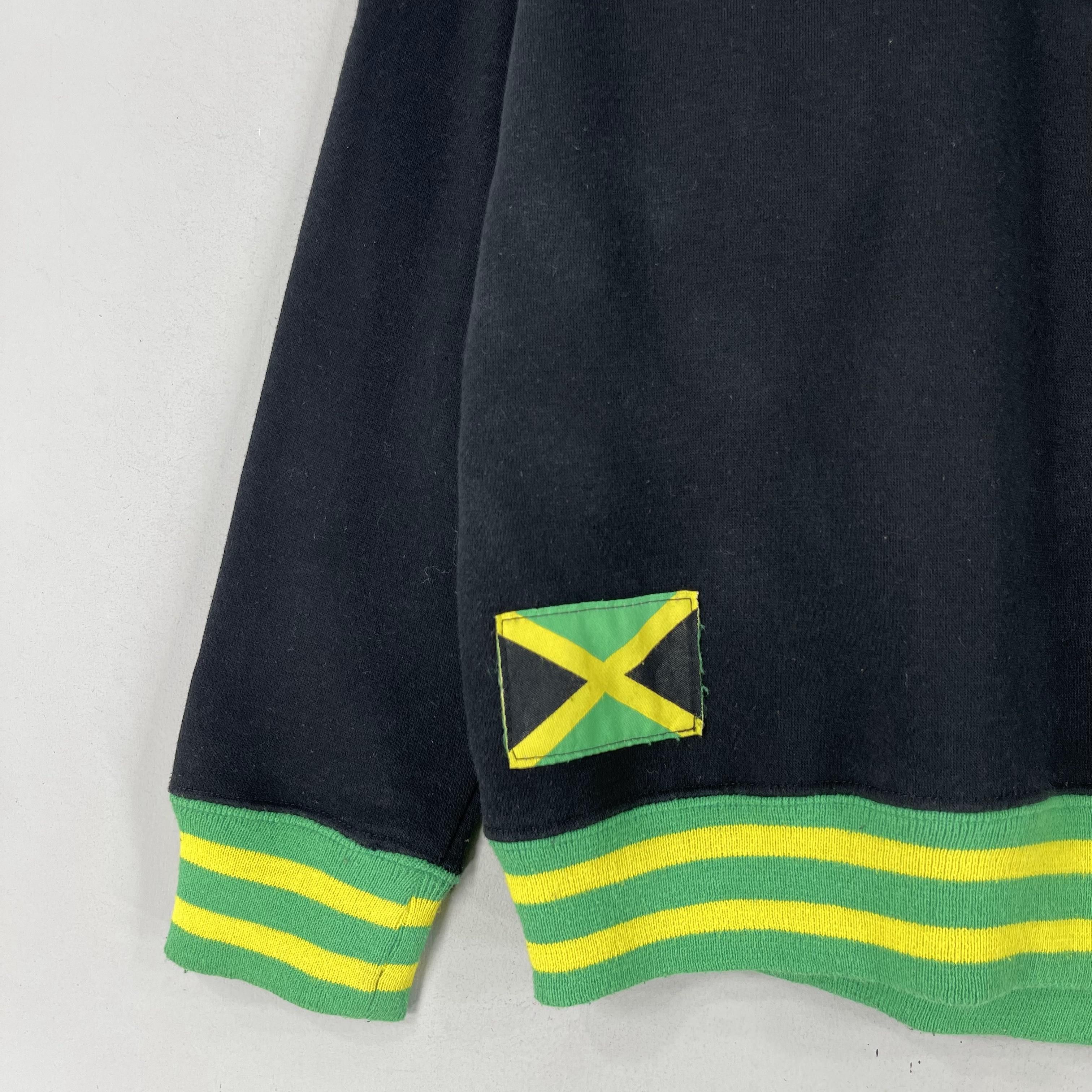 Bob Marley Vintage 90's JAMAICA Crewneck Big Logo Rasta Sweatshirt Size M / US 6-8 / IT 42-44 - 9 Thumbnail
