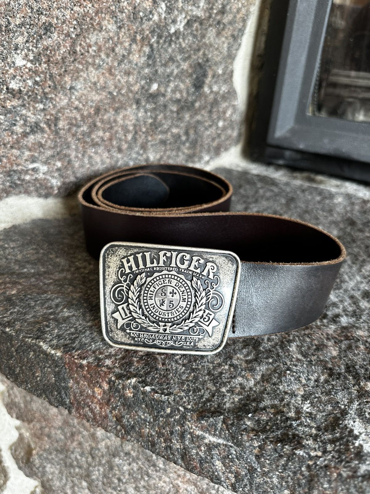Tommy Hilfiger Tommy hilfiger leather belt, 112cm Size ONE SIZE - 1 Thumbnail
