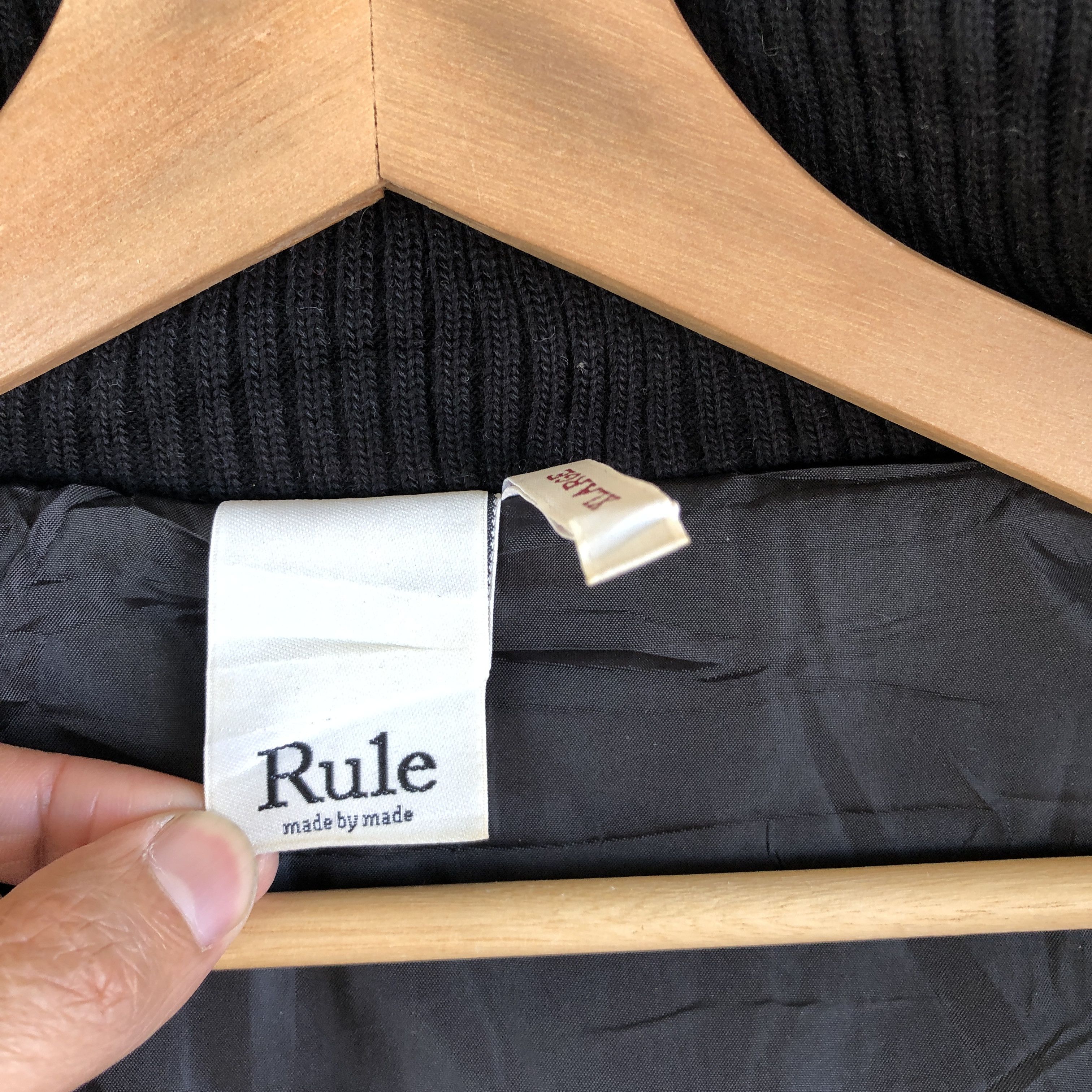 Vintage Vintage Rule Wool Varsity Jacket Leather Riders Wool Jacket Size US M / EU 48-50 / 2 - 7 Thumbnail