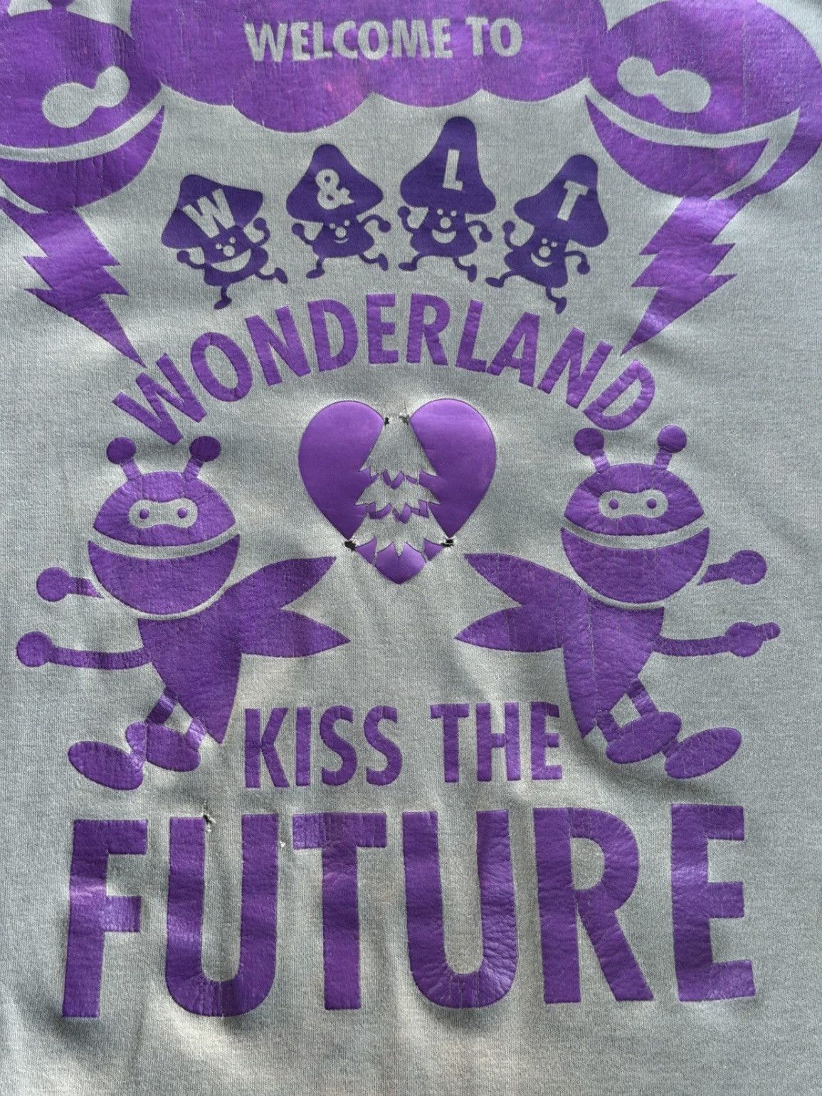 Walter Van Beirendonck 90s W&LT "kiss the future" L/S tee Size US L / EU 52-54 / 3 - 4 Thumbnail