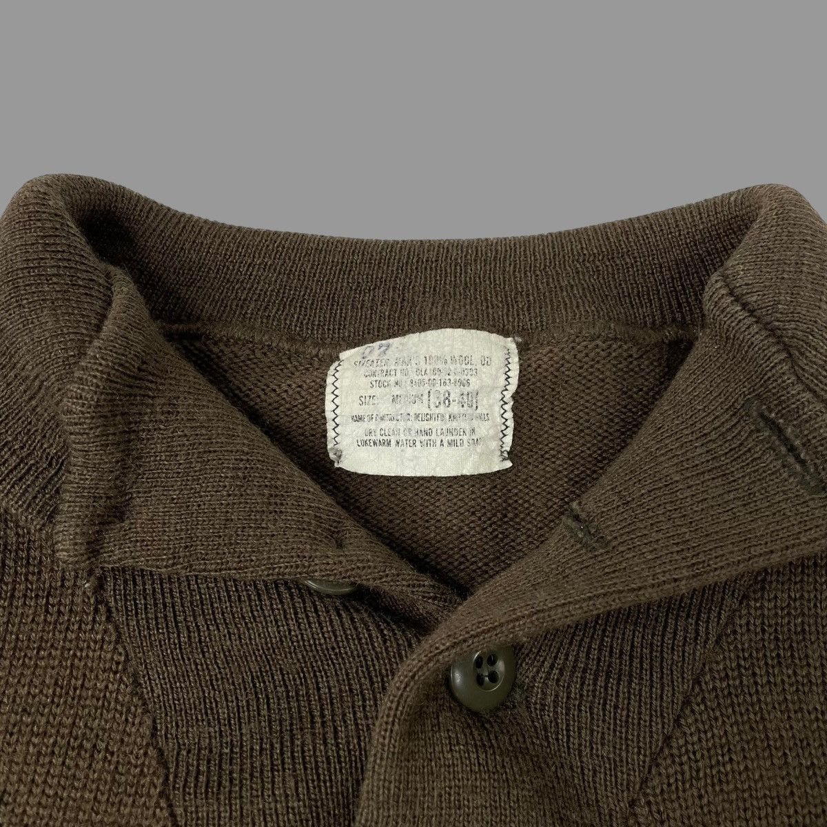 Vintage Vintage 1960s knit military sweater Size US M / EU 48-50 / 2 - 5 Thumbnail