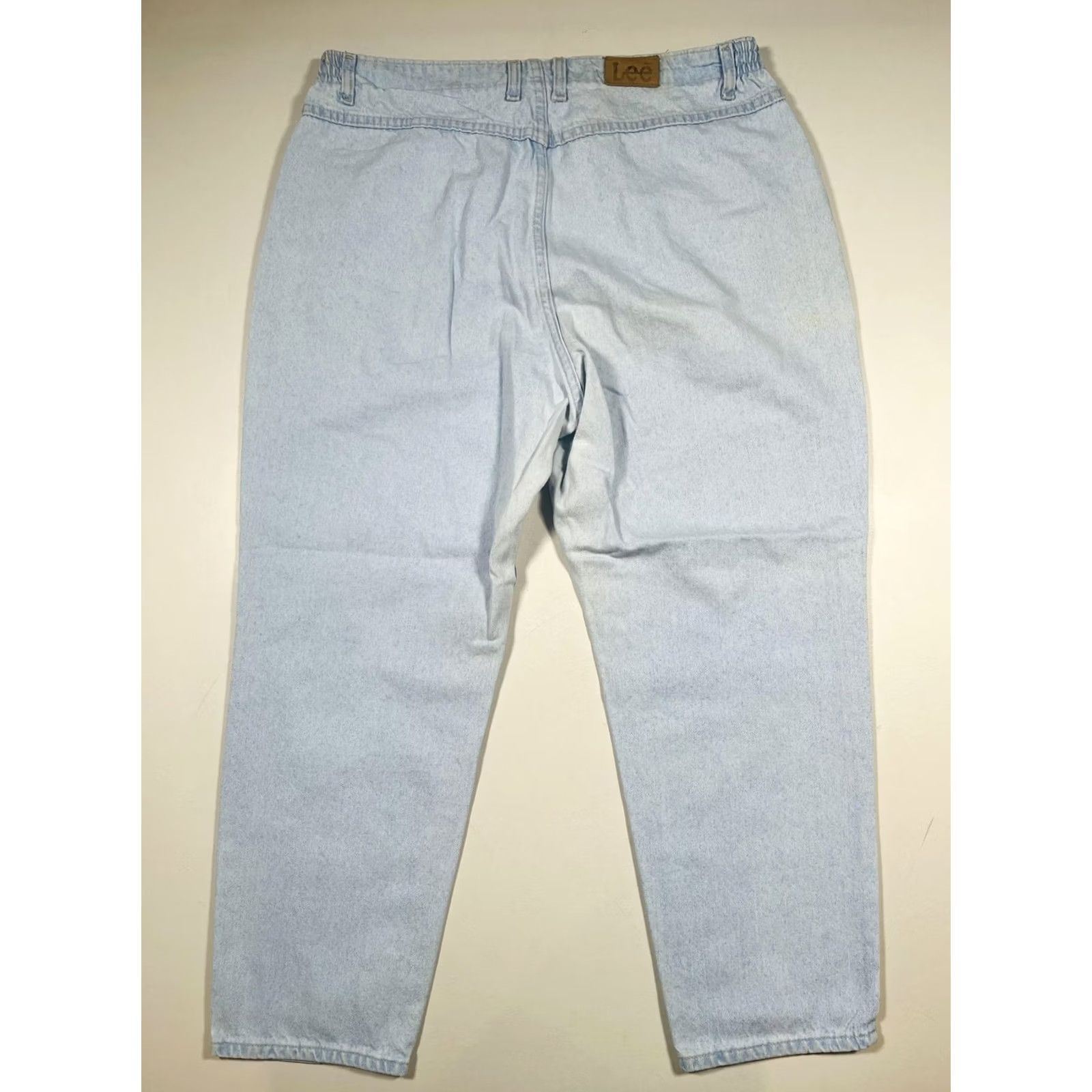 Lee Lee Womens 20P Light Wash Tapered Jeans - Petite Size US Denim Size 42" / US 20 - 2 Thumbnail