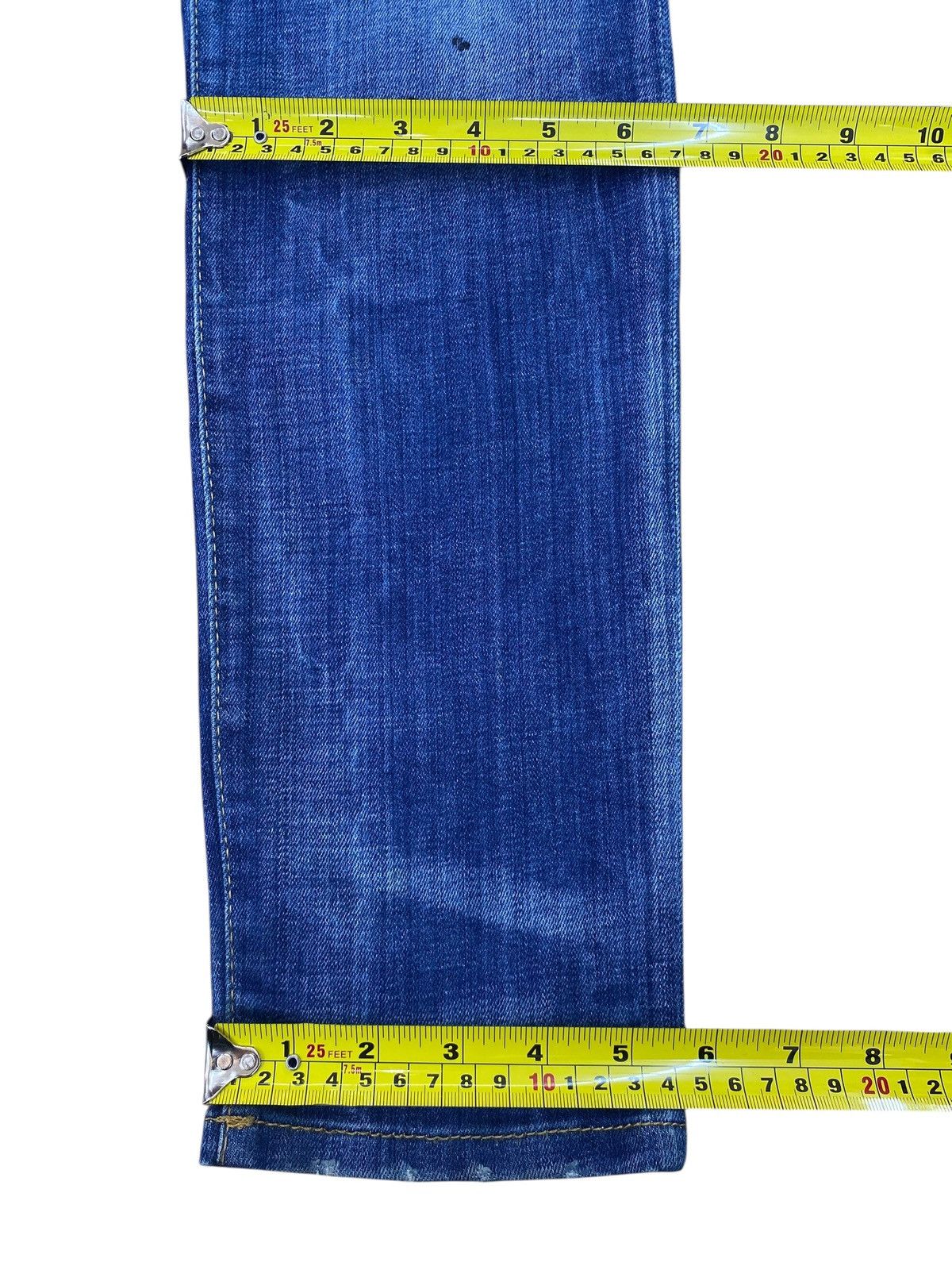 Dsquared2 Dsquared2 Faded Wash Whisker Style Straight Cut Jeans Size US 32 / EU 48 - 9 Thumbnail