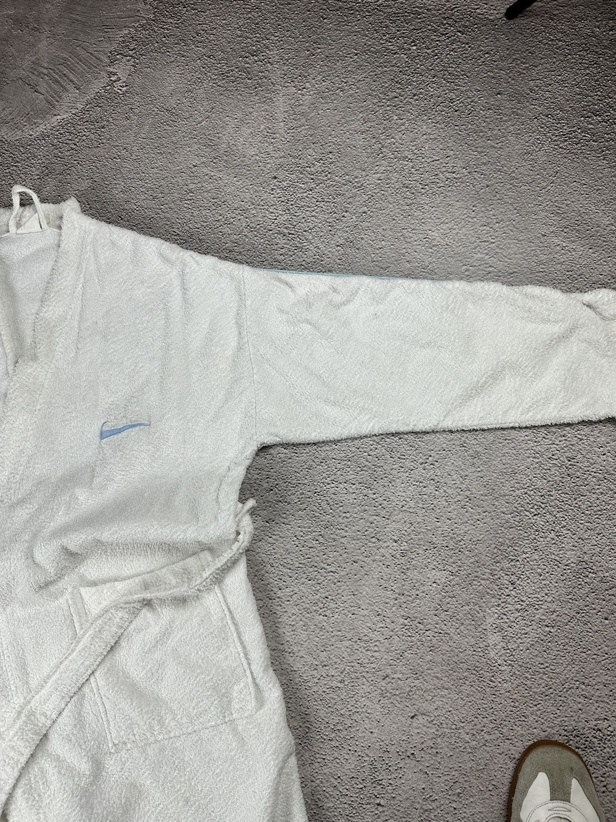 Nike Vintage Nike Competitive Swimming Bath Robe Cotton Big Logo Size US S / EU 44-46 / 1 - 7 Thumbnail