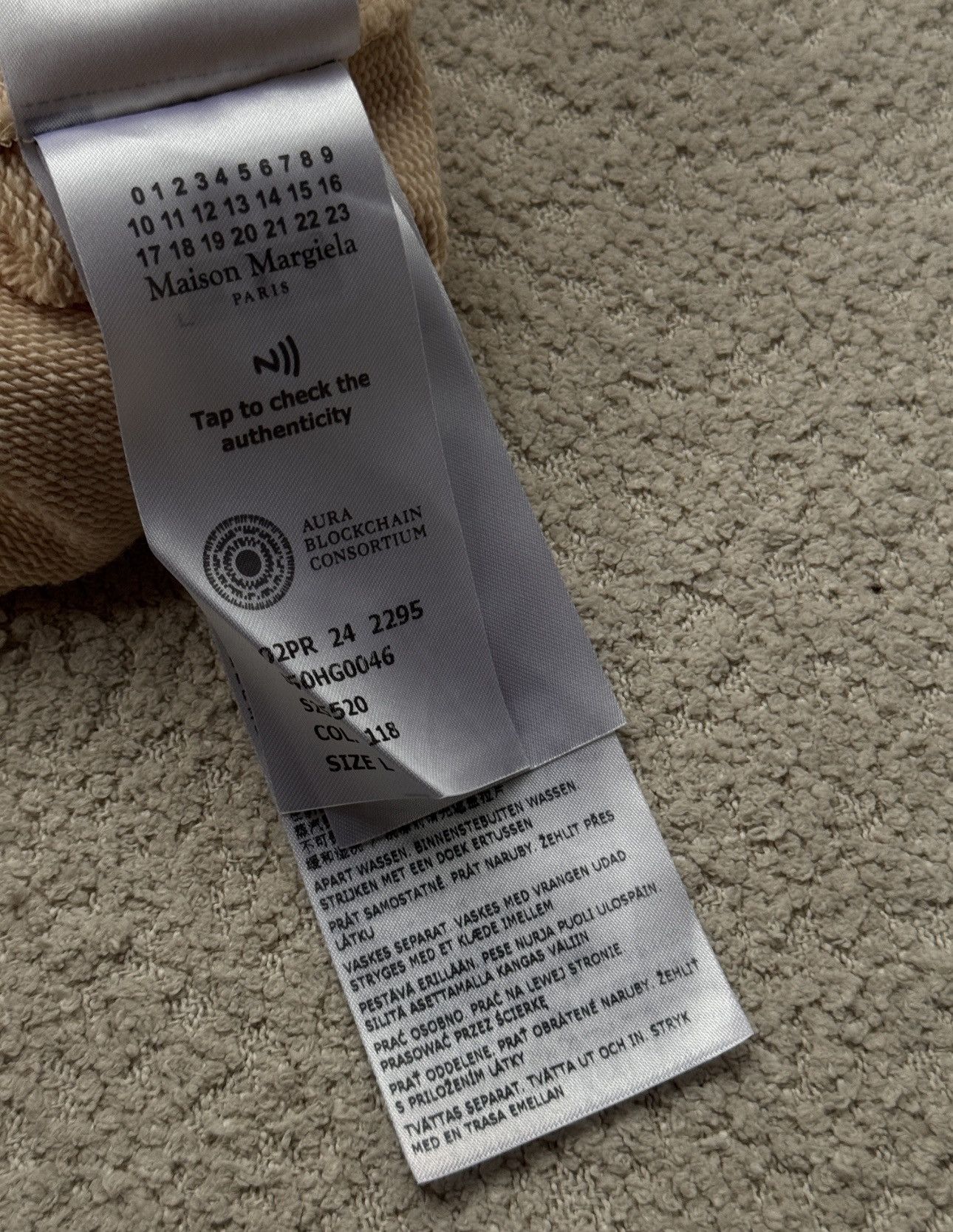 Maison Margiela Maison Margiela embroidered logo Size US L / EU 52-54 / 3 - 12 Thumbnail