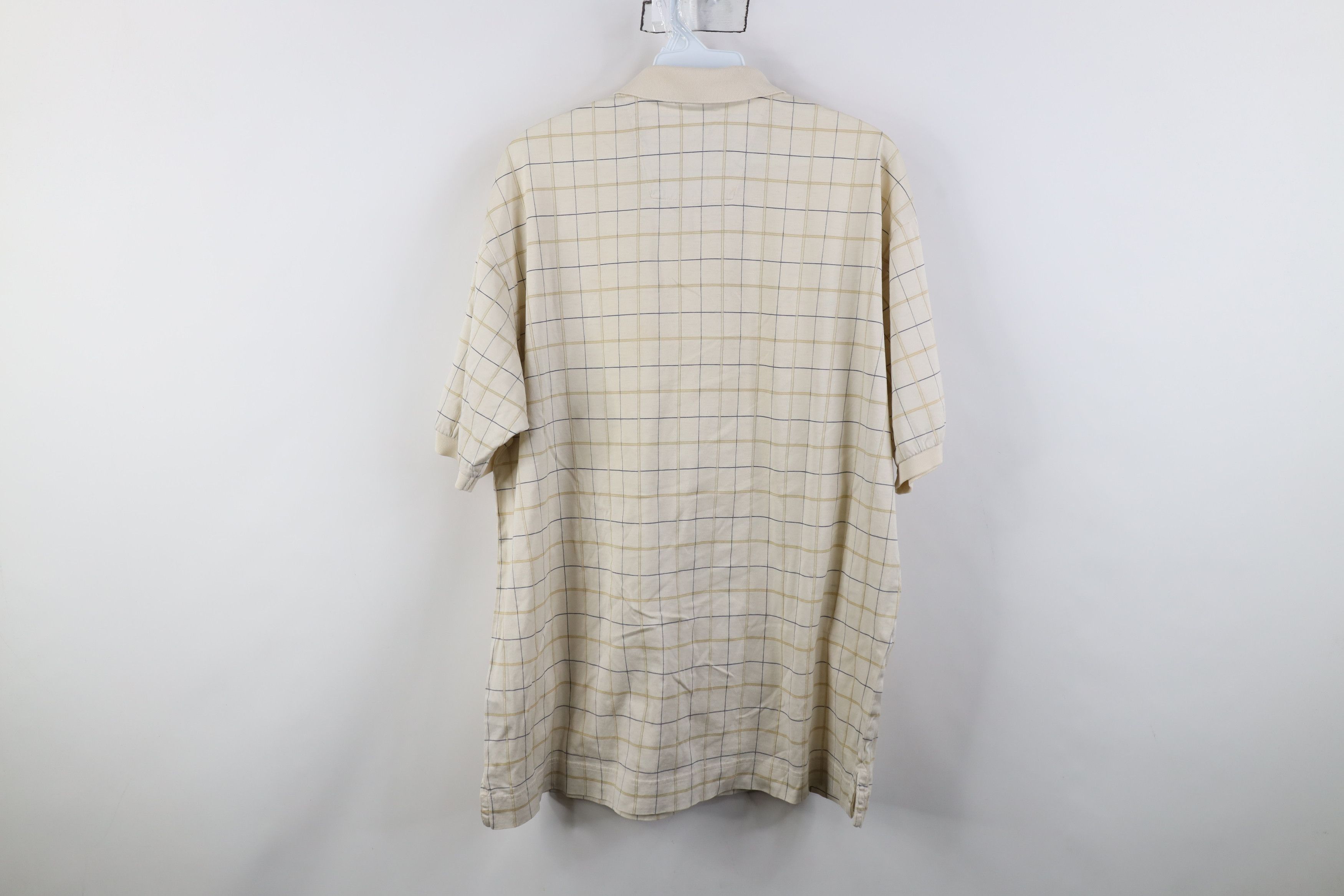 Nautica Vintage 90s Nautica Checkered Knit Collared Golf Polo Shirt Size US M / EU 48-50 / 2 - 10 Thumbnail