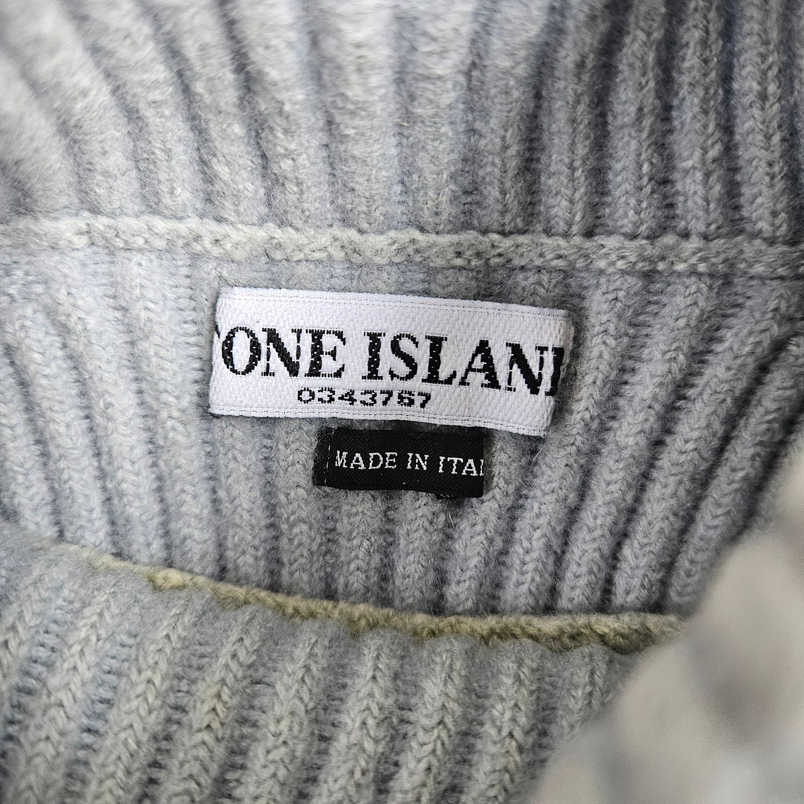 Stone Island Vintage Stone Island Ribbed Turtleneck Knit Sweater Size US S / EU 44-46 / 1 - 3 Thumbnail