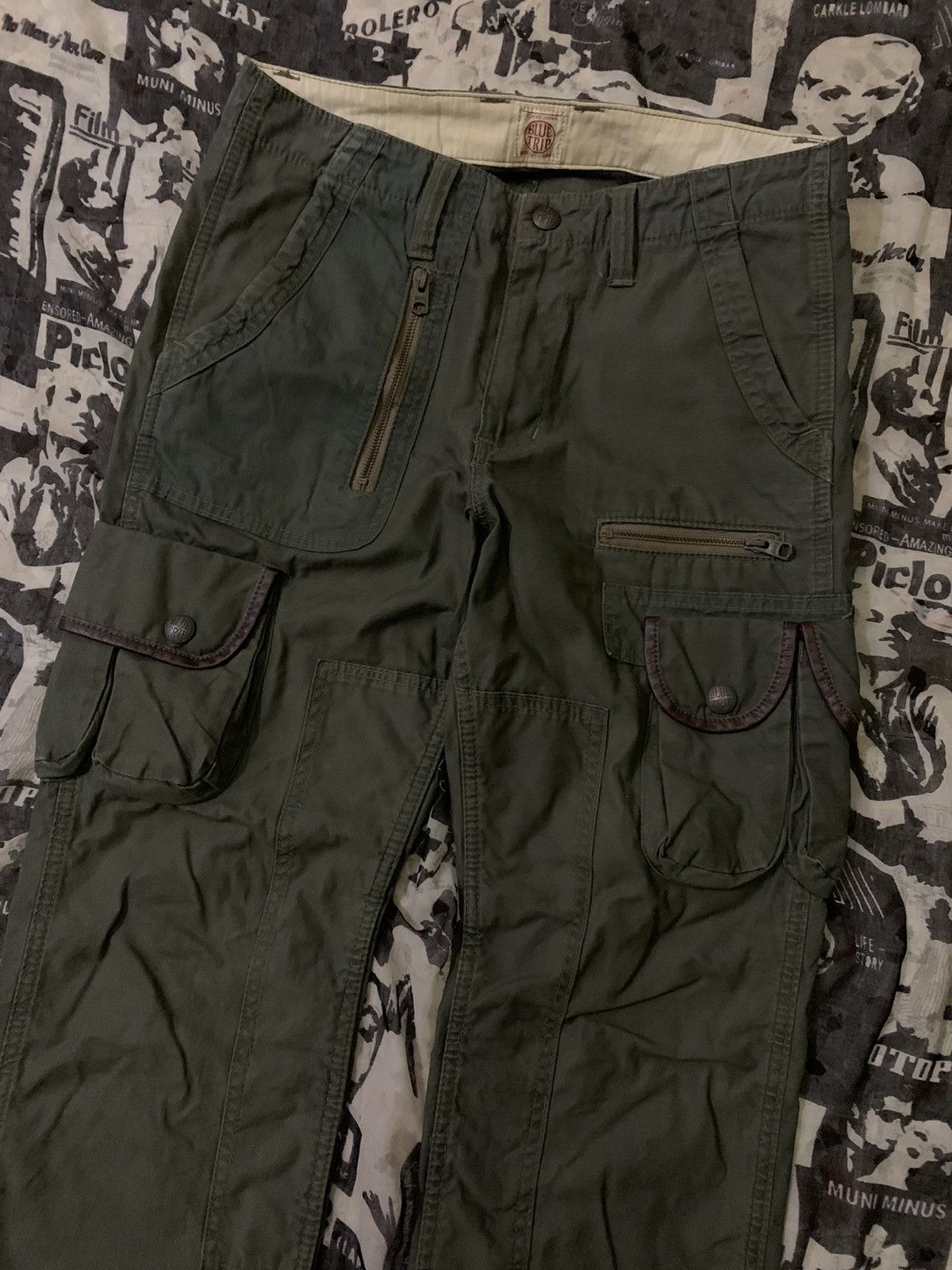 Edwin 💥Military Tokyo Japan Blue Trip Edwin 3D Pocket Pant Size US 32 / EU 48 - 2 Thumbnail