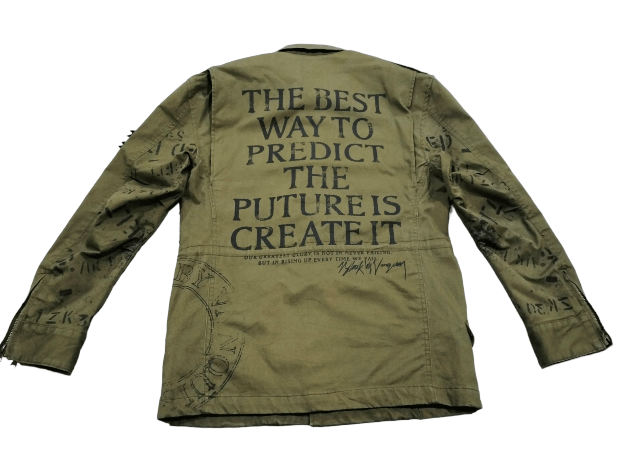 Vanquish Black By Vanquish Military Style Zipper Jacket Size US M / EU 48-50 / 2 - 2 Thumbnail