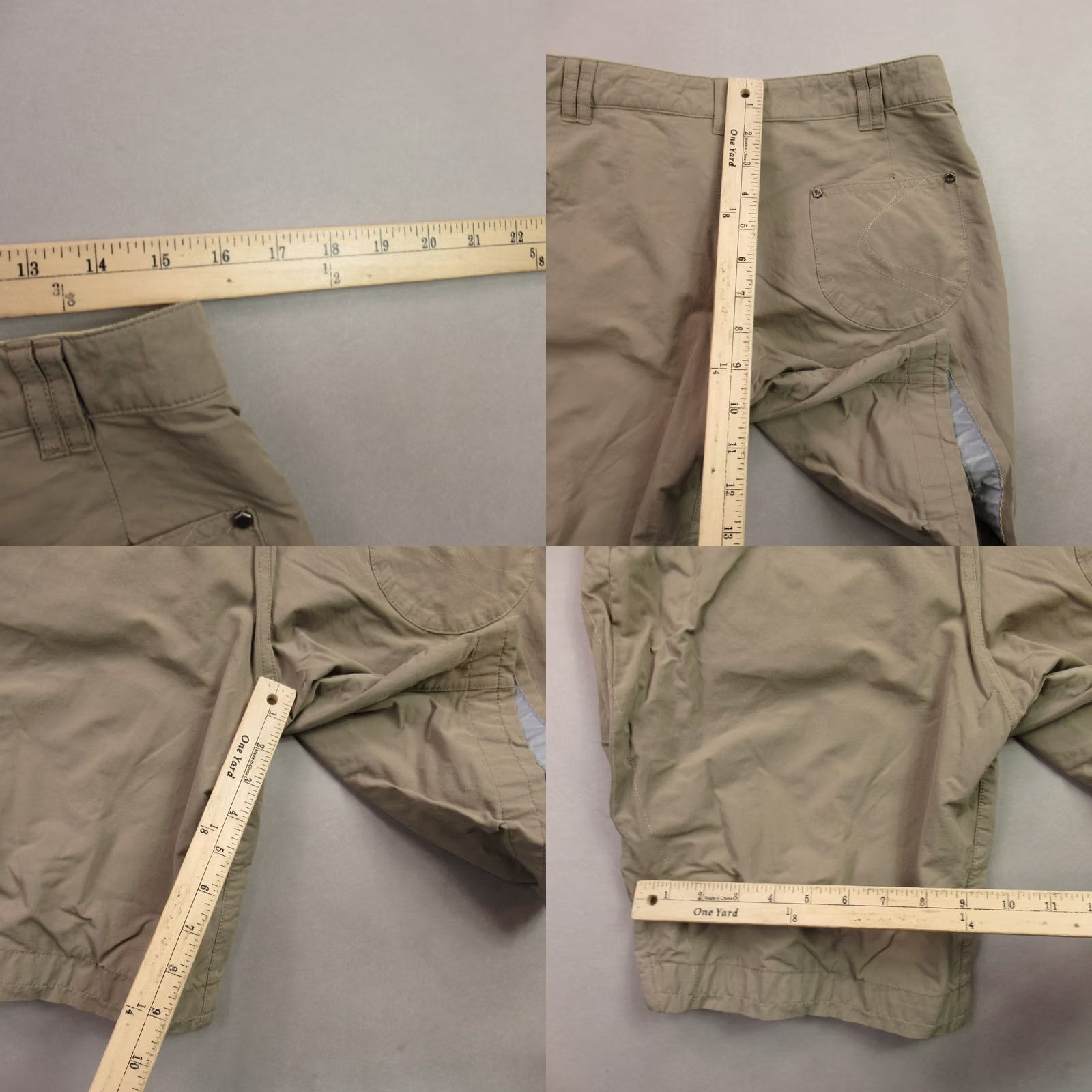 Mountain Hardwear Mountain Hardwear Shorts Womens Size 10 Lightweight Hiking Cargo Pockets Outdoors Beige Size 32" / US 10 / IT 46 - 8 Thumbnail