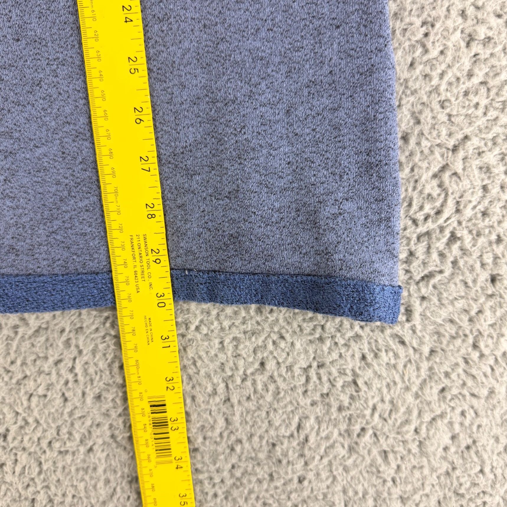 Vintage M. Singer Henley Shirt Men XL Blue Long Sleeve Knit Made in USA Casual Size US XL / EU 56 / 4 - 6 Thumbnail