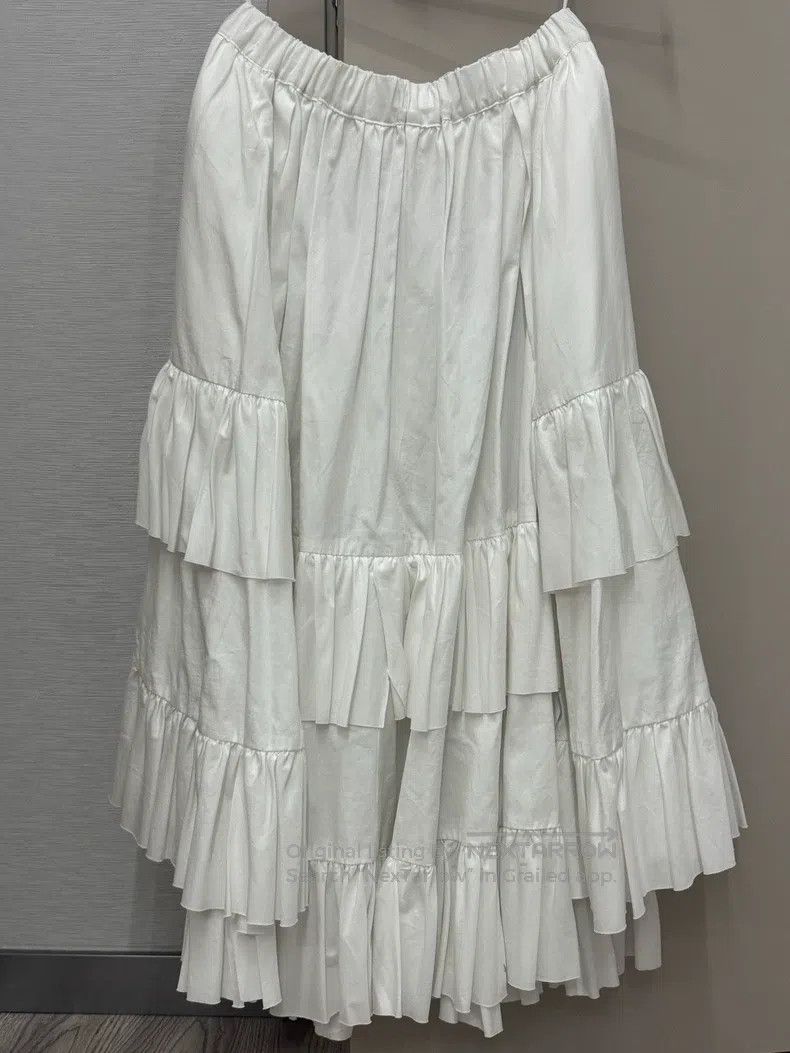 Comme des Garcons Comme Des Garcons size XS White tiered skirt Size 24" / US 00 / IT 34 - 1 Thumbnail