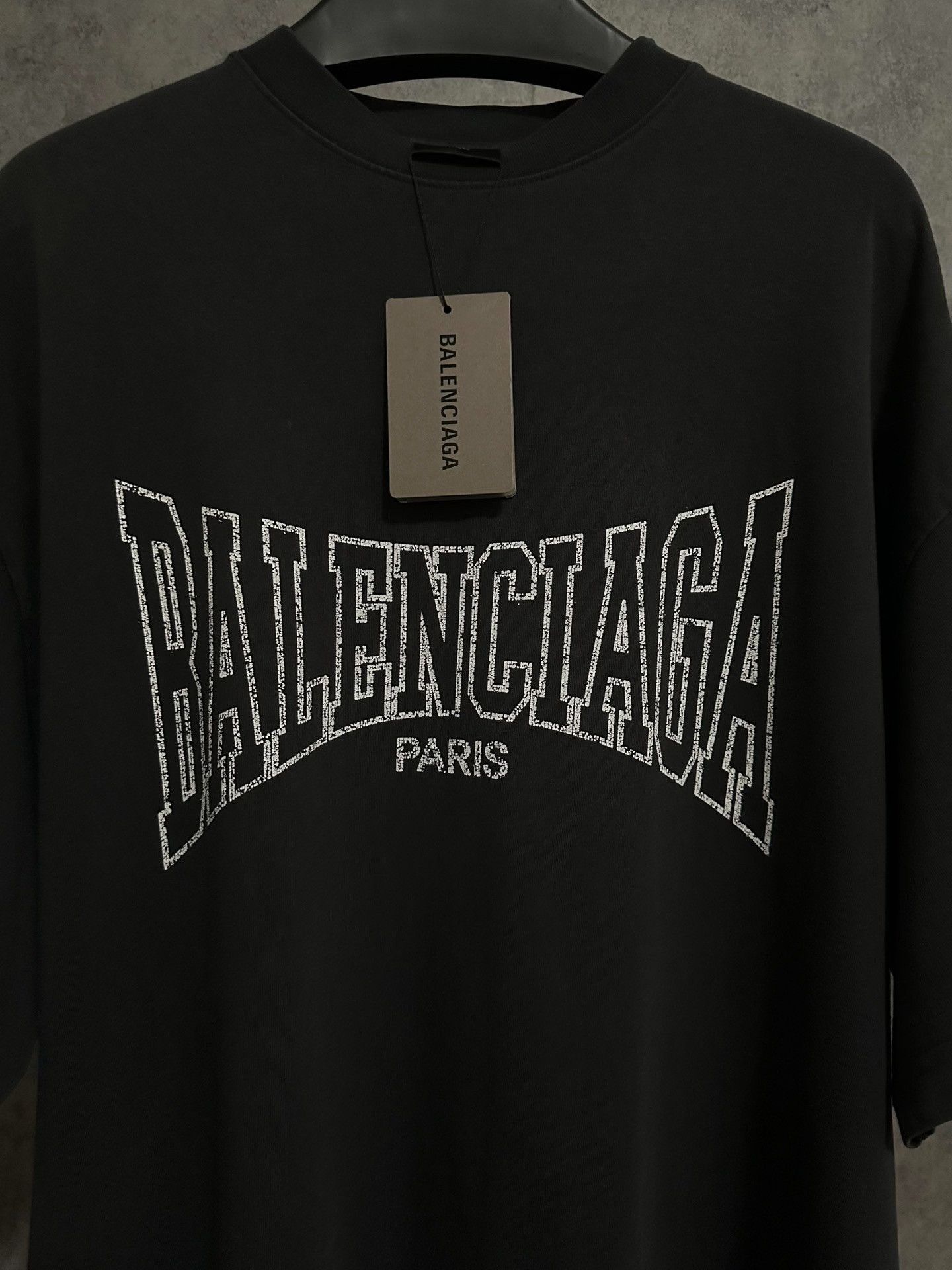 Balenciaga Balenciaga 25 ed Logo Washed T-Shirt Size US M / EU 48-50 / 2 - 2 Thumbnail