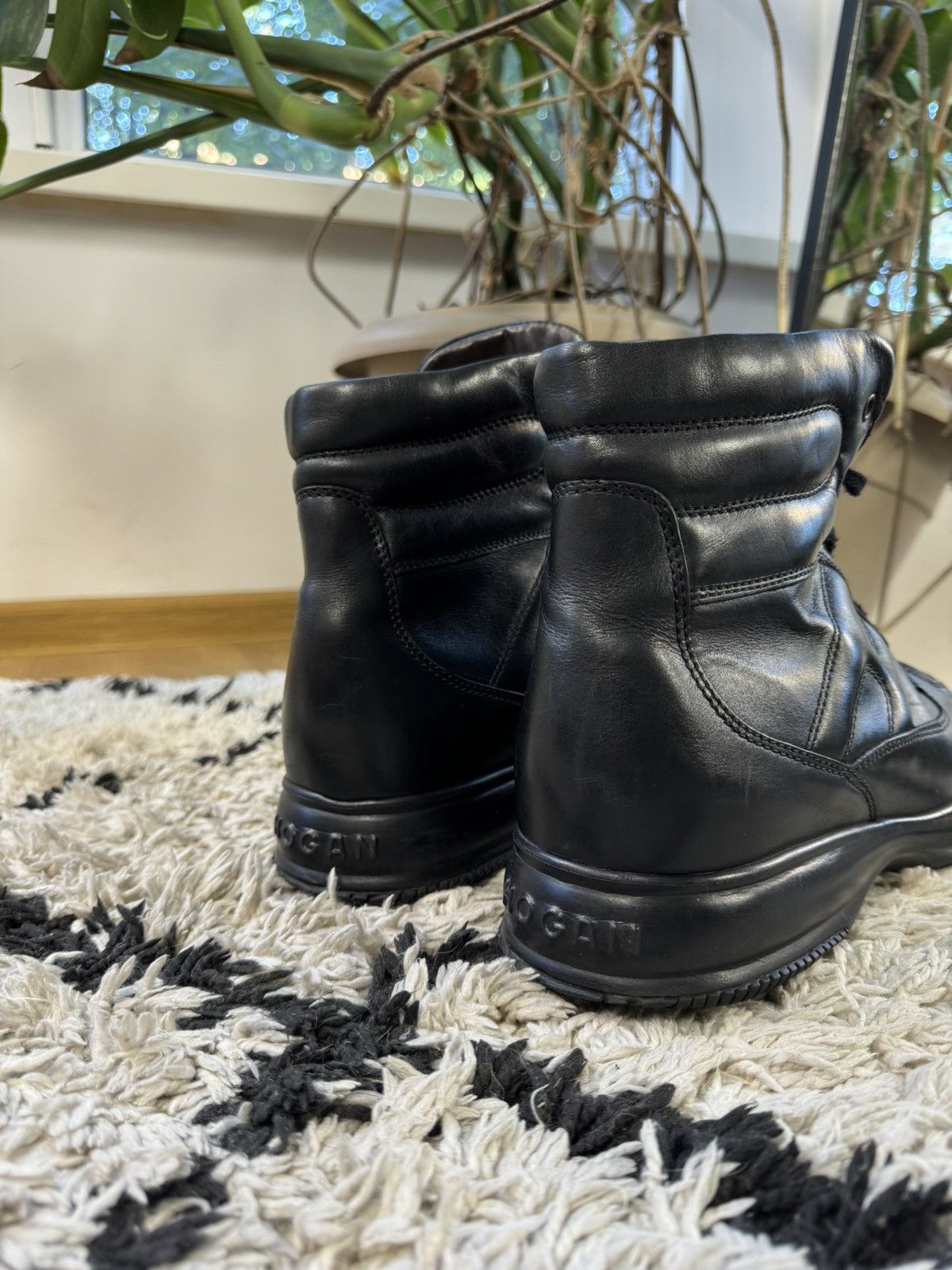 Hogan × Vintage Hogan Interactive leather boots Size US 11.5 / EU 44-45 - 7 Thumbnail