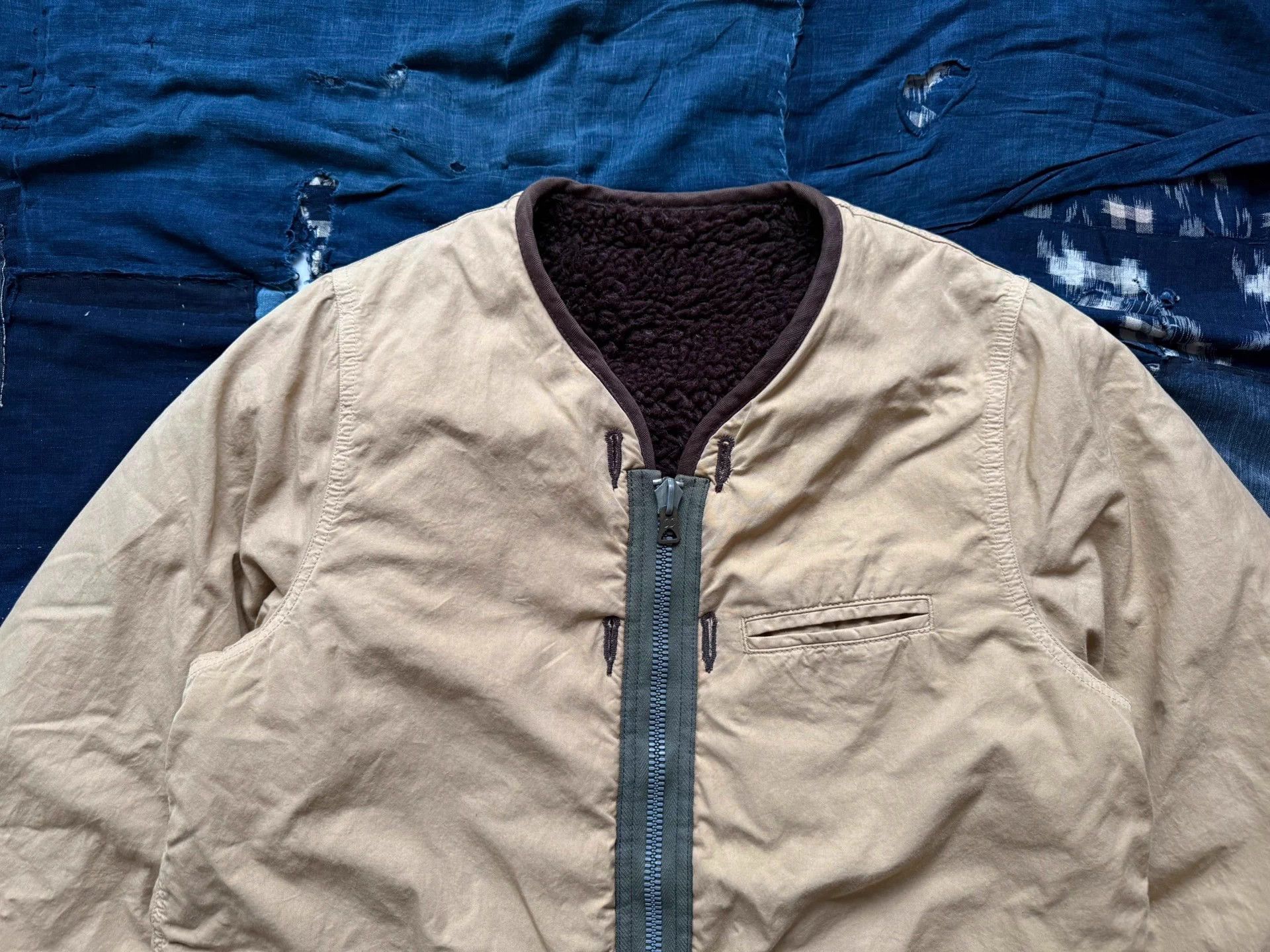 Visvim VISVIM 18AW Contrary Dept IRIS LINER JKT Khaki 1 Size US S / EU 44-46 / 1 - 7 Thumbnail