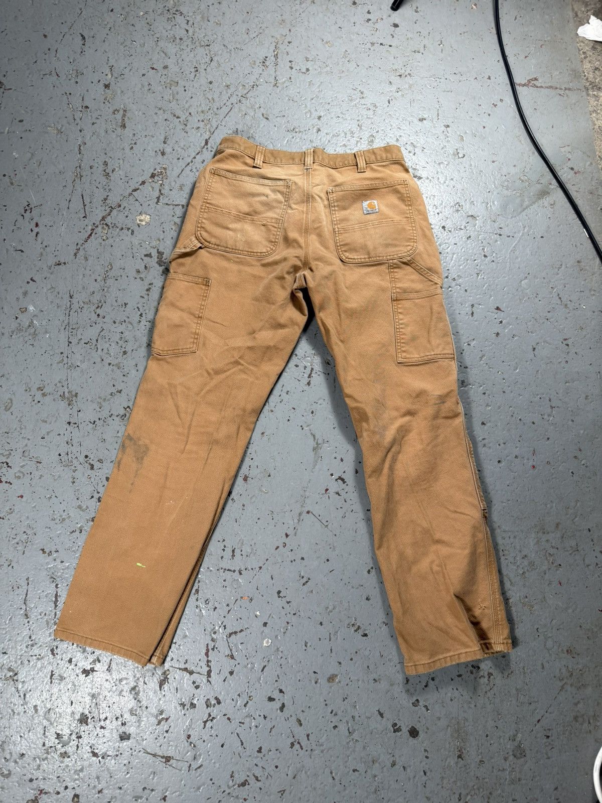 Carhartt Vintage Classic Beige Carhartt Distressed Double Knees Size US 32 / EU 48 - 7 Thumbnail