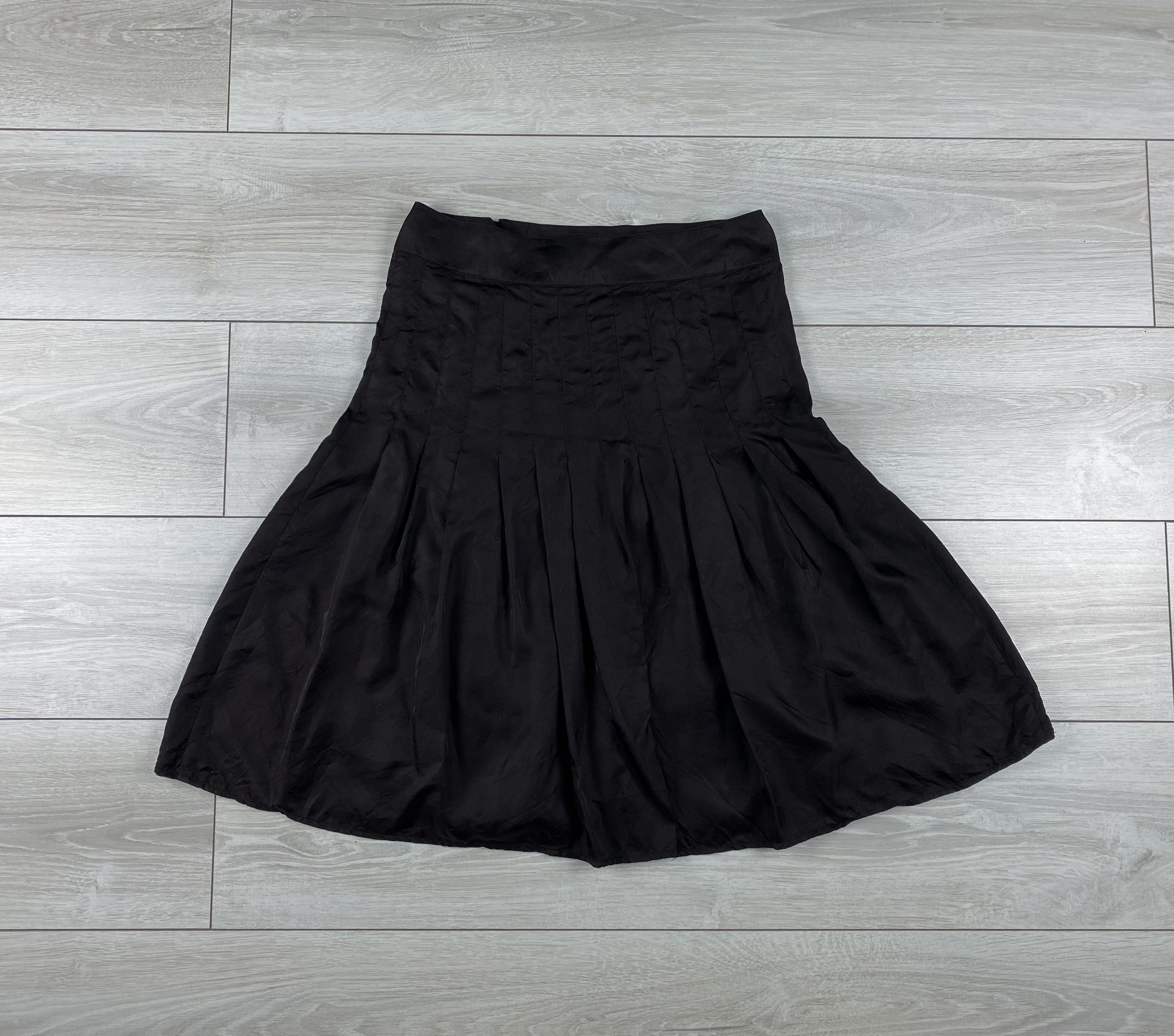 Diesel Vintage Diesel skirt in dark brown with a burnt-in pattern Size 26" / US 2 / IT 38 - 6 Thumbnail