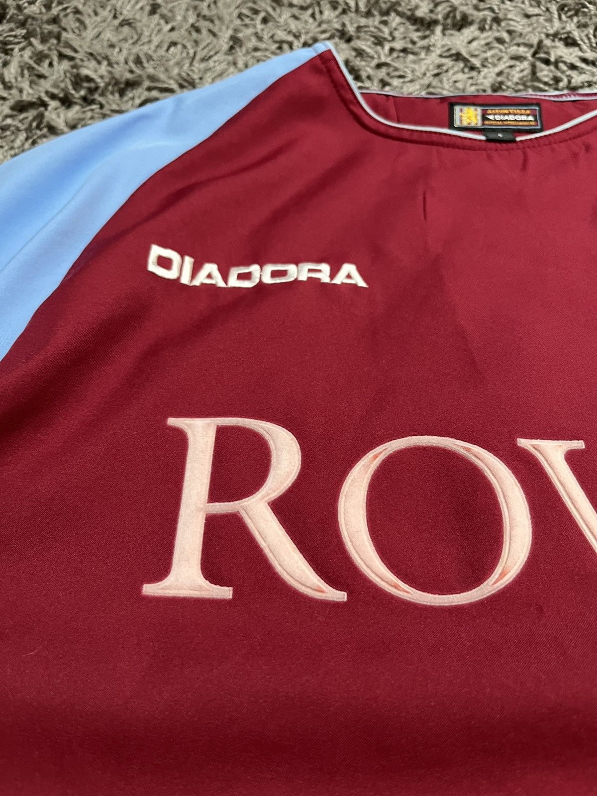 Diadora 2003 Aston Villa Home Kit - Rare Rover Sponsor - Diadora Size US S / EU 44-46 / 1 - 6 Thumbnail