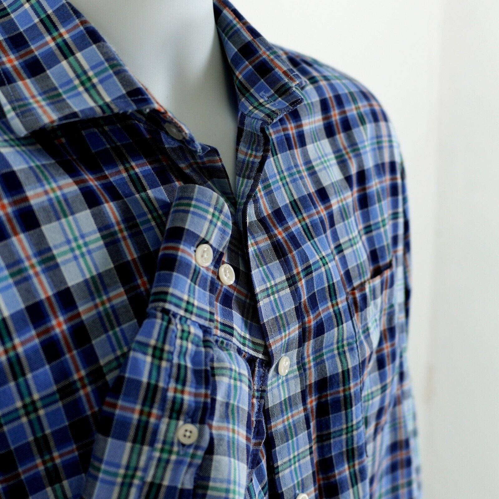 Other Southern Pines Flannel Plaid Blue Multi-Collared Collared Dr Size US M / EU 48-50 / 2 - 4 Thumbnail