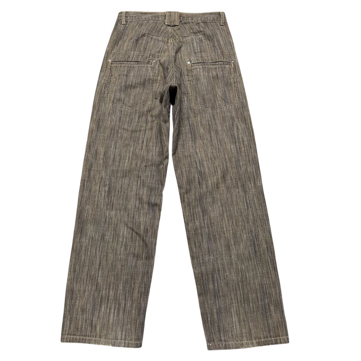 Japanese Brand LBRD Striped Denim Baggy Jeans Size US 30 / EU 46 - 1 Thumbnail