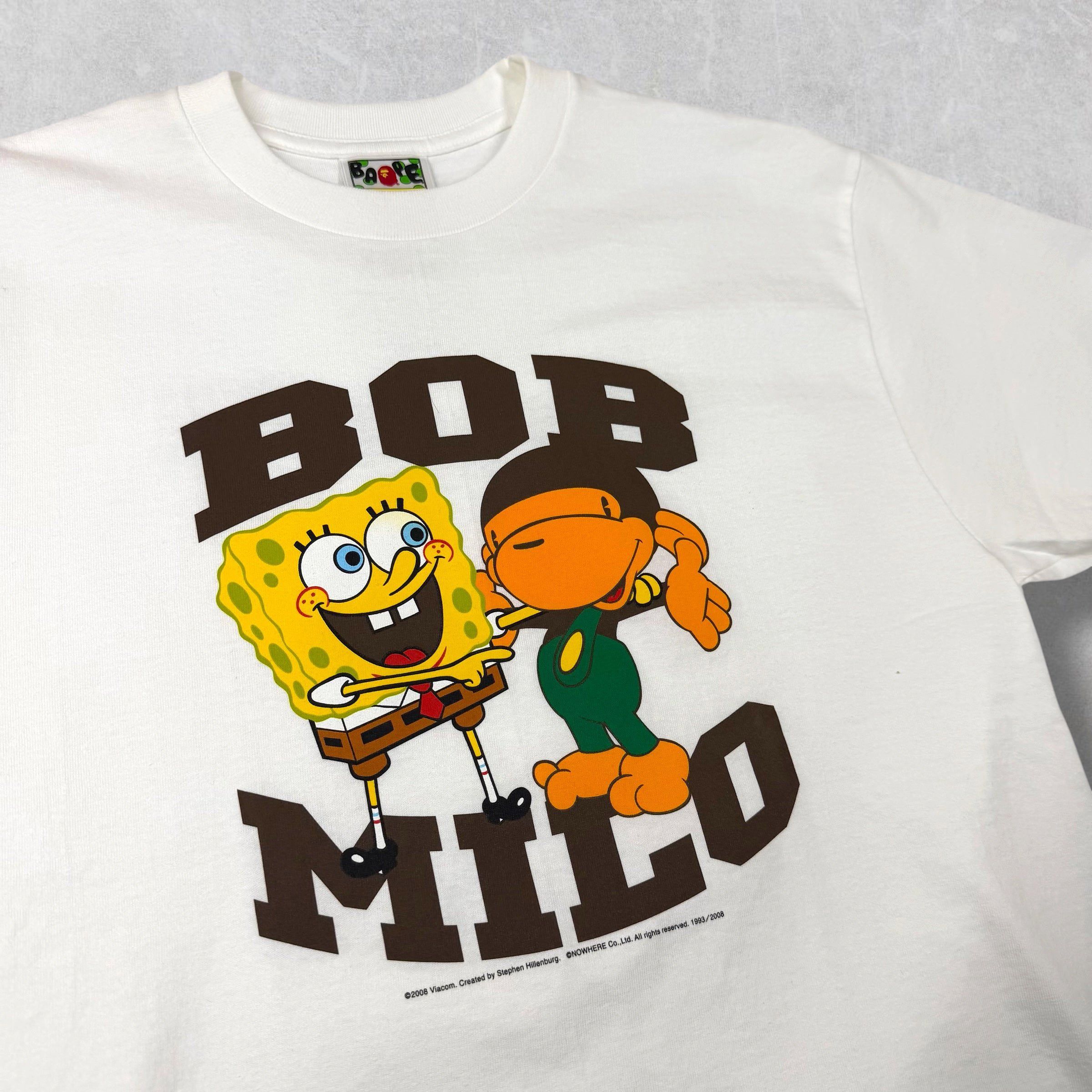 Bape Bape Spongebob Milo Bob Tee M Size US M / EU 48-50 / 2 - 3 Thumbnail