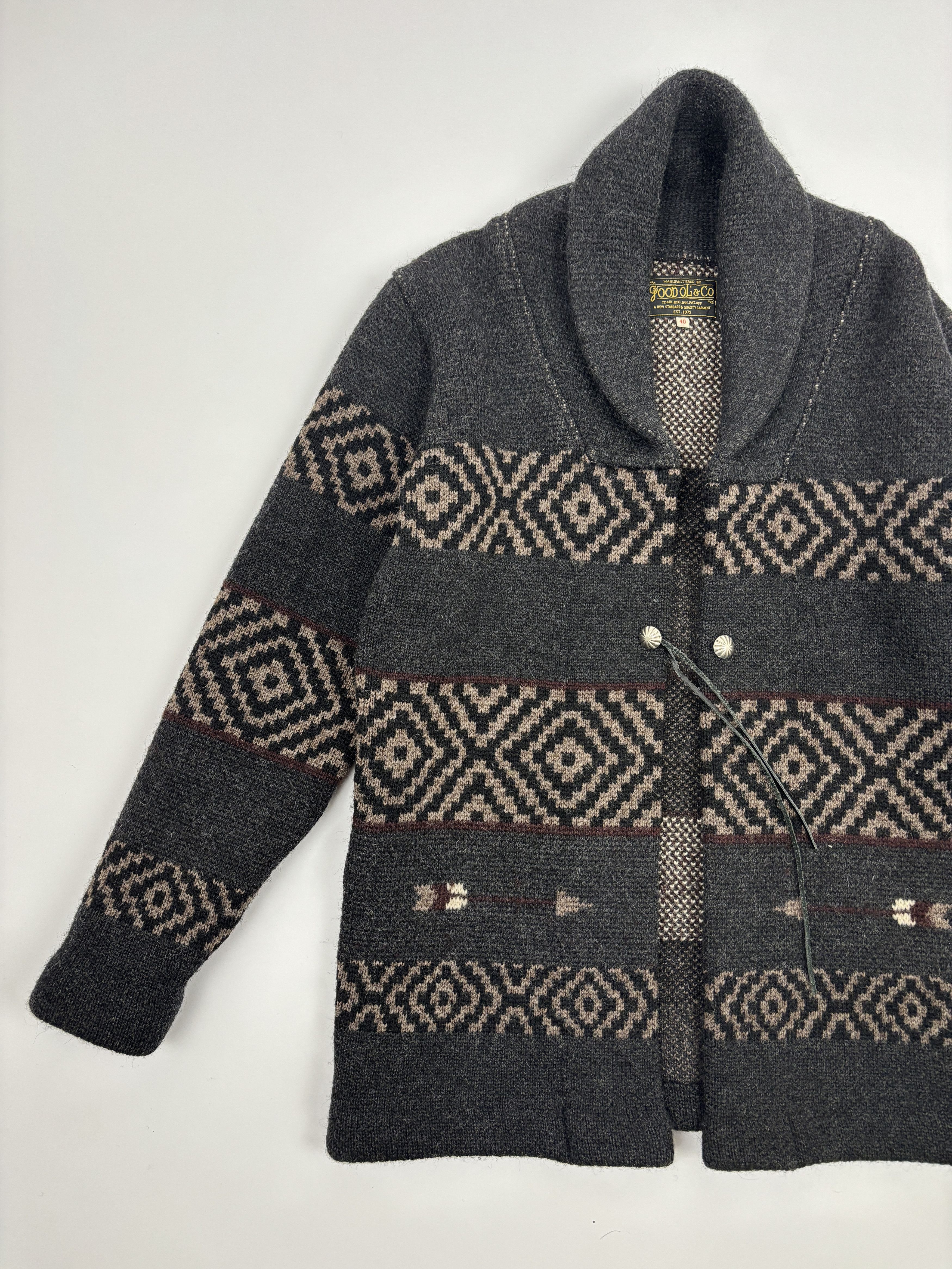 Japanese Brand Good Ol’ Cowichan Cardigan Size US M / EU 48-50 / 2 - 3 Thumbnail
